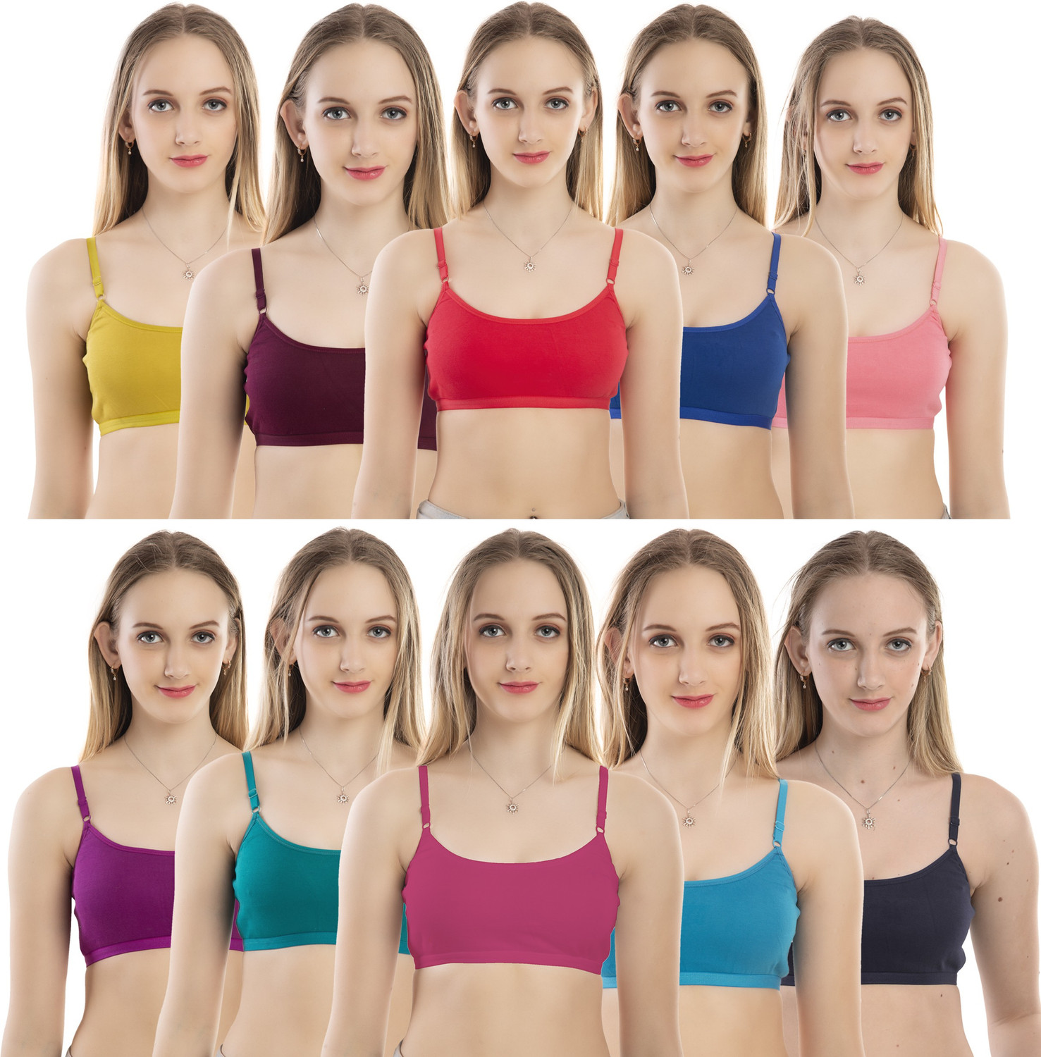 Dig Sel COTTONS Womens Sports Bar Women Sports Non Padded Bra