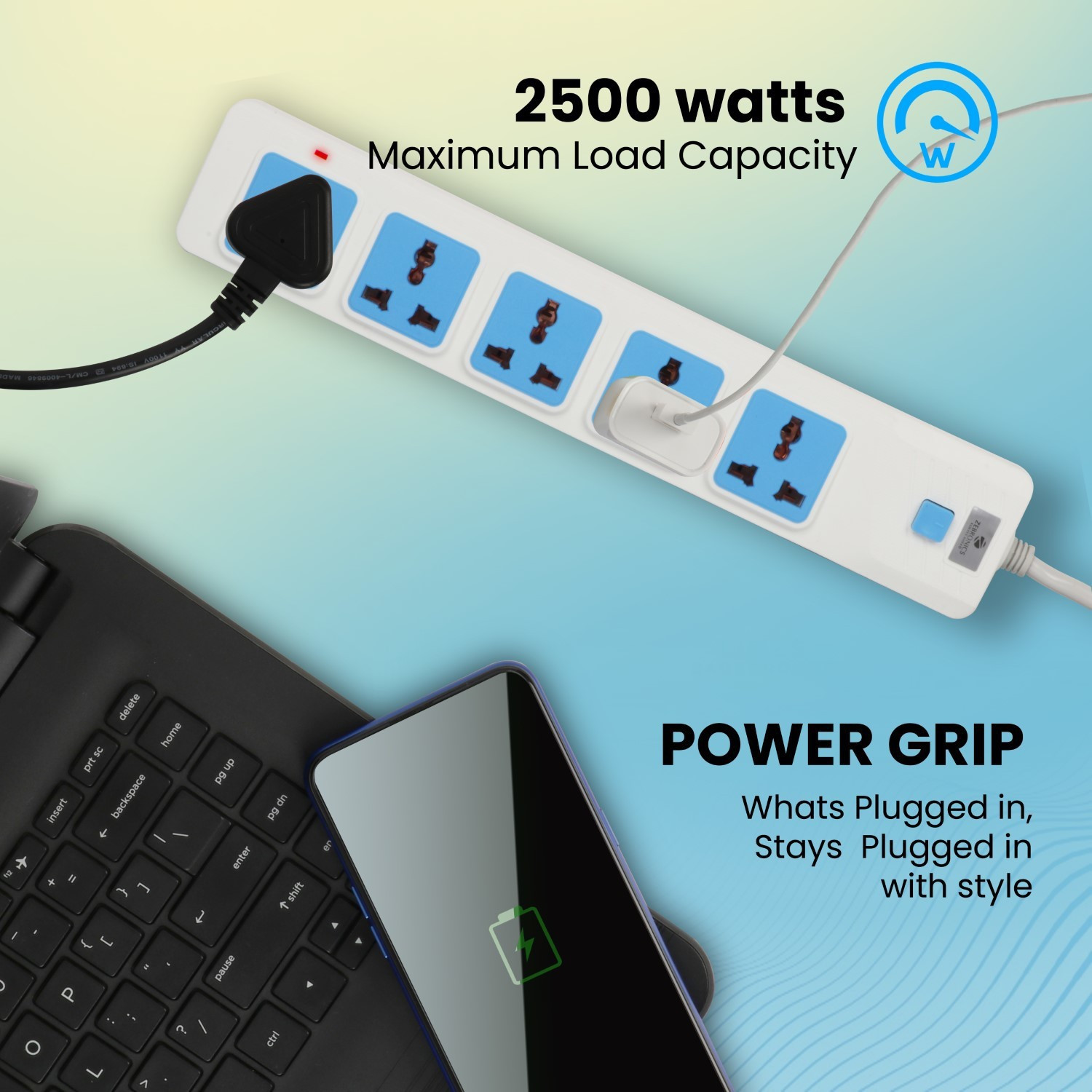 Image of ZEBRONICS ZEB PS5500 PLUS 5 Socket Extension Boards