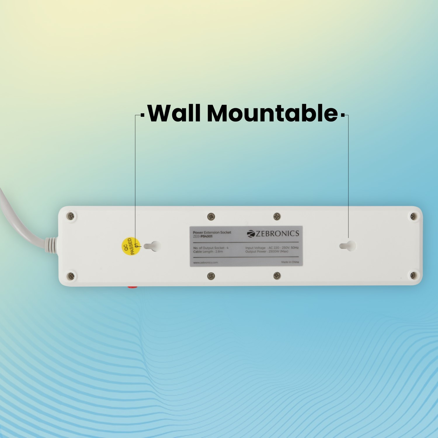 Image of ZEBRONICS ZEB PS5500 PLUS 5 Socket Extension Boards