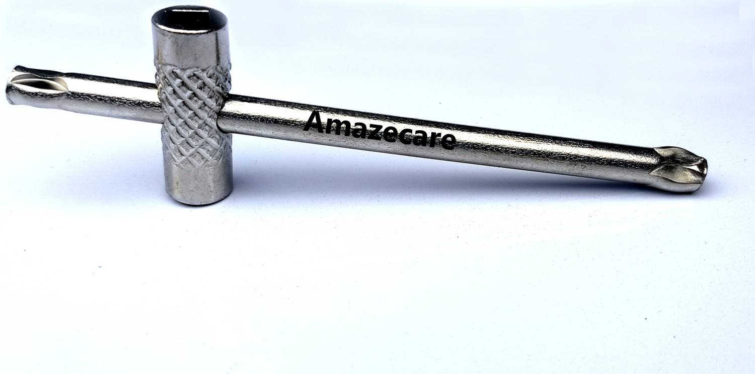 AMAZECARE High Quality Spanner Medical Oxygen Cylinder Key Single Sided Speciality