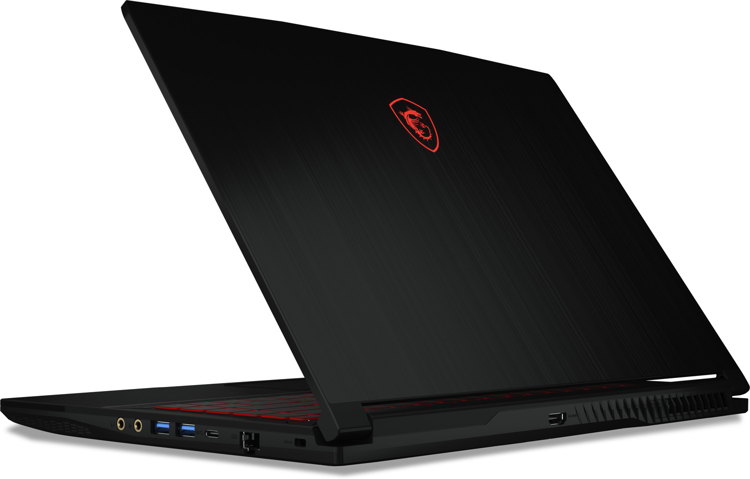 Image of MSI GF63 Thin Intel Core i7 10th Gen 10750H - (8 GB /1 TB HDD /256 GB SSD /Windows 10 Home /4 GB Graphics /NVIDIA GeForce GTX 1650 Max Q /60 Hz) GF63 Thin 10SCXR-1617IN / GF63 Thin 10SC-610IN Gaming Laptop