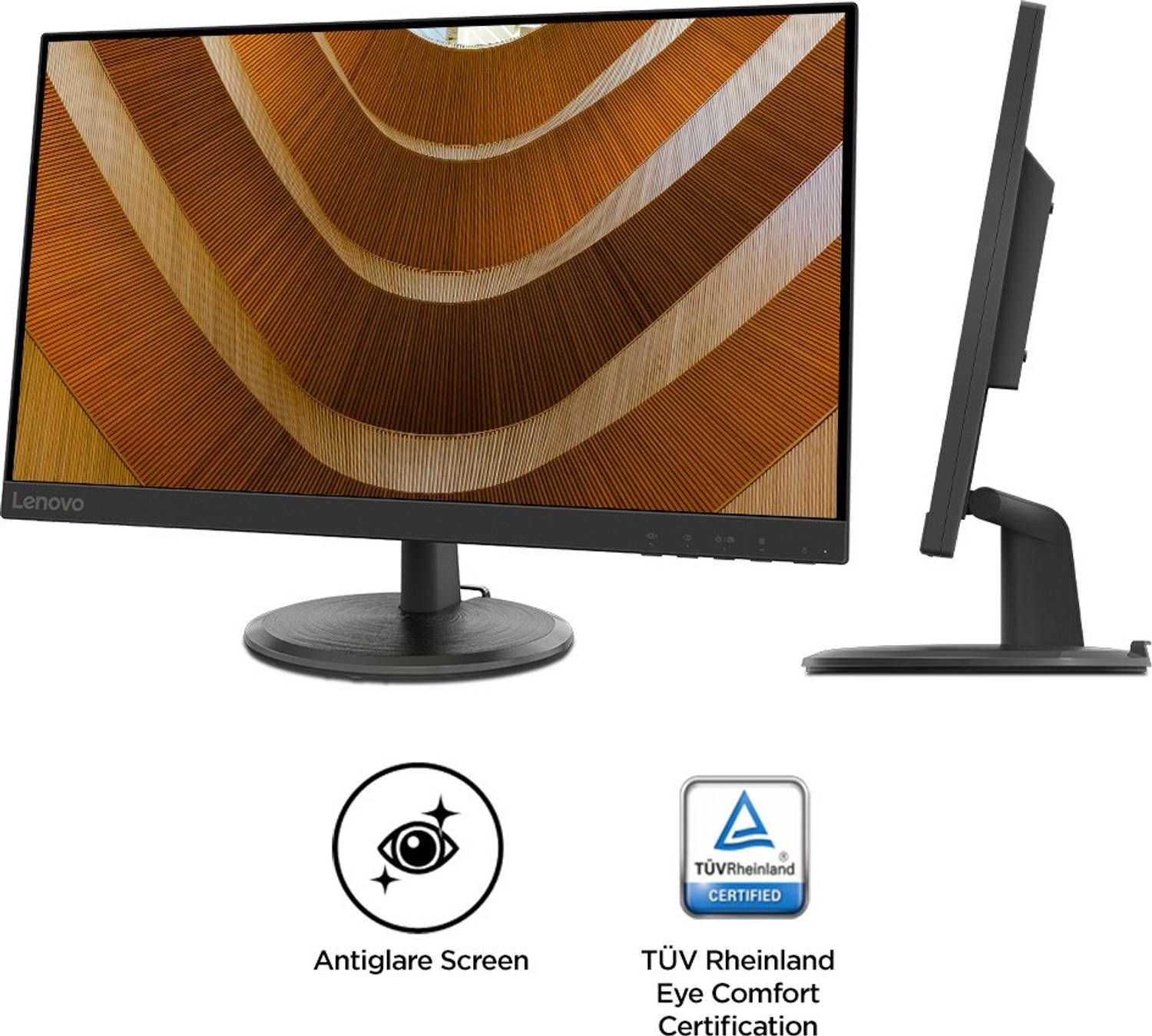 Lenovo 68.58 cm (27 inch) Full HD VA Panel with TUV Eye Care