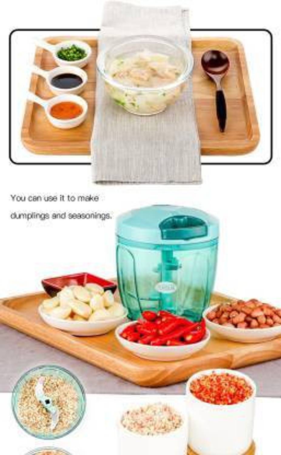 NavneetPriya 900 ML Green Mini Chopper - Image 4
