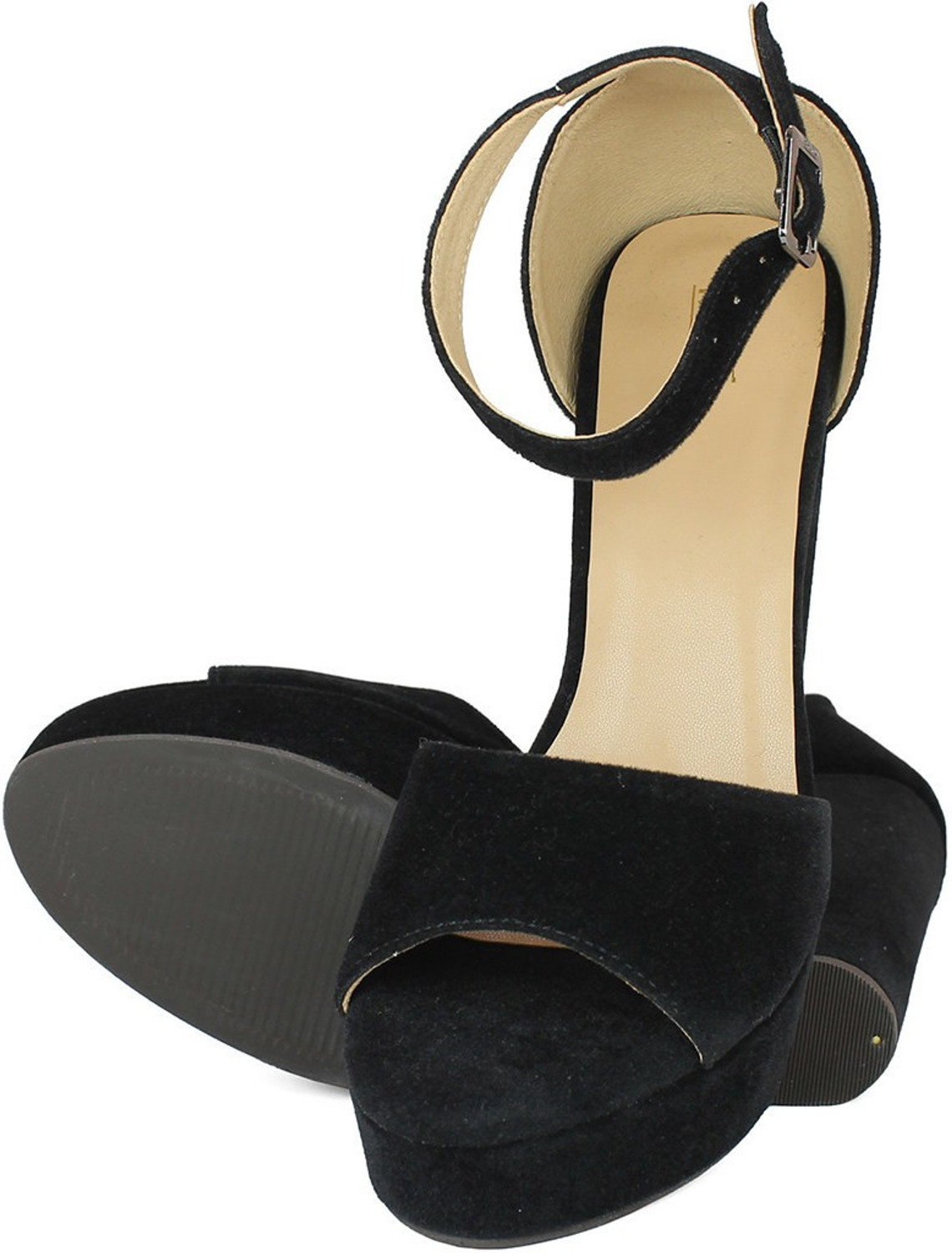 Image of Inc.5 Women Heels Sandal (Black, 5)