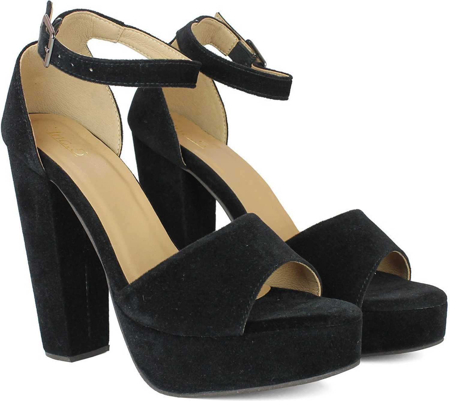 Image of Inc.5 Women Heels Sandal (Black, 5)