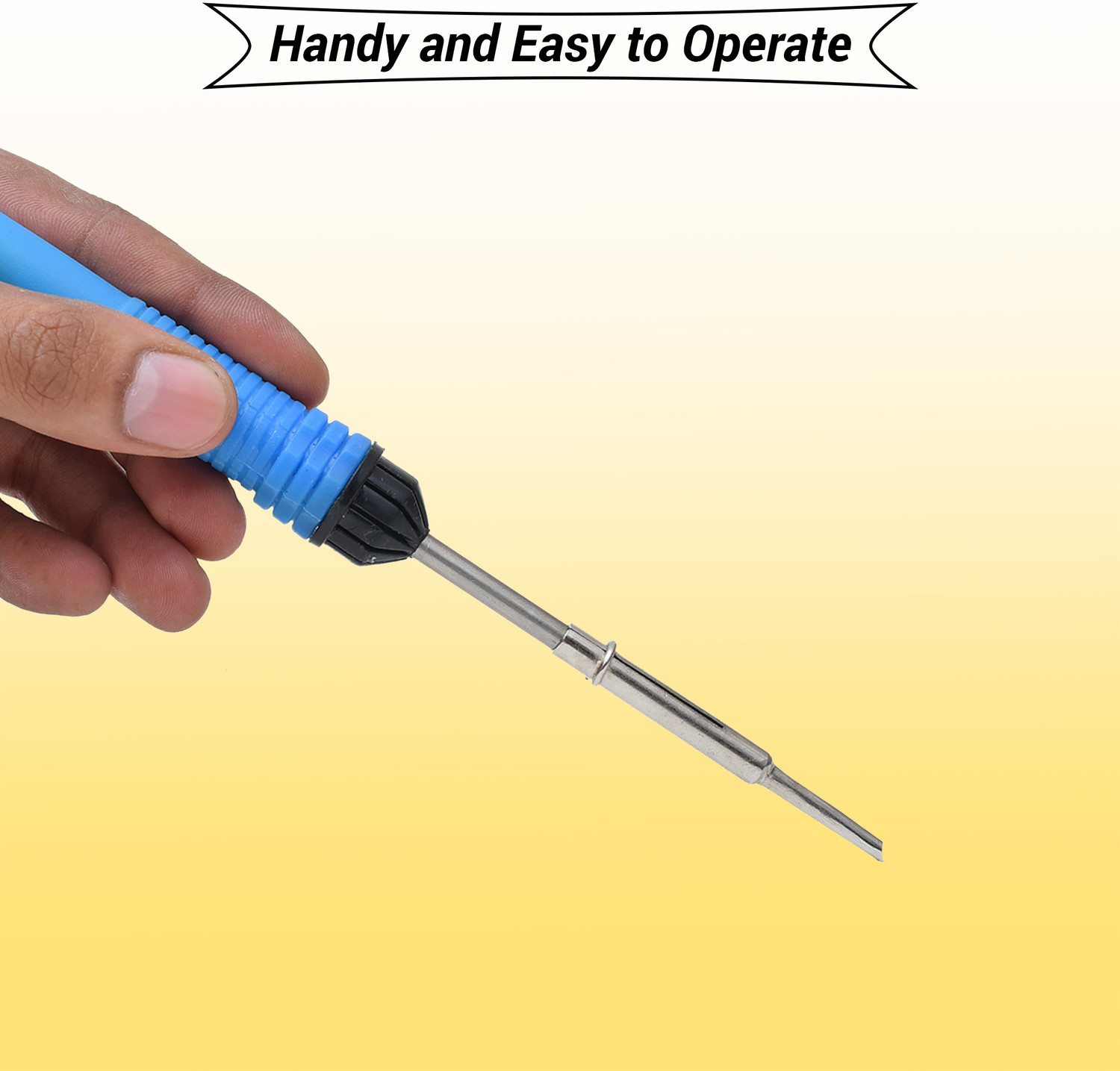 Image of Soldify BASIC 7IN1 COMPLETE KIT 30W SOLDERING IRON MACHINE TOOL KIT | SOLDER WIRE | STAND | WIRE CUTTER | SOLDERING PASTE FLUX | TWEEZER | DESOLDERING WICK 30 W Simple