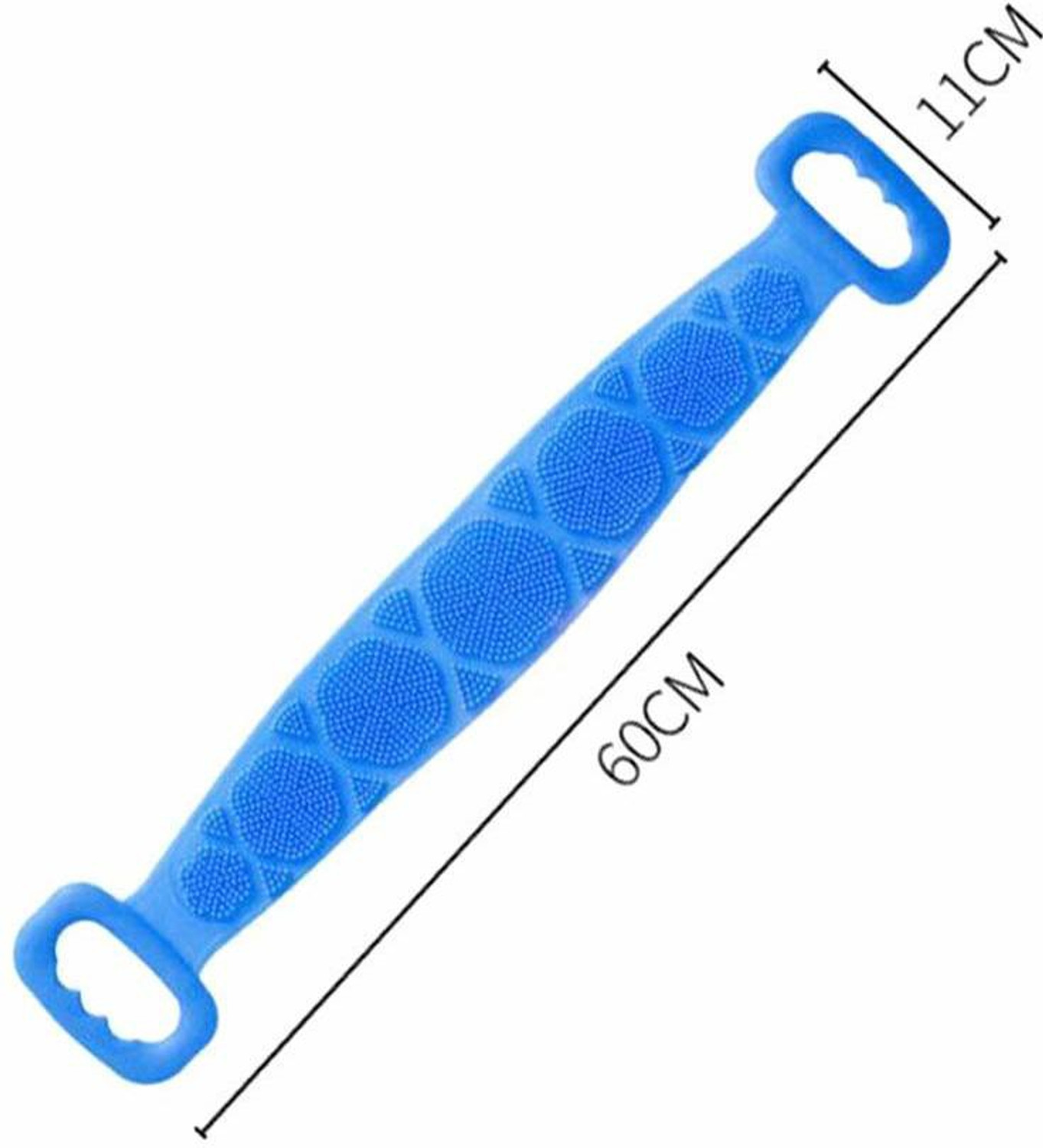 Image of Kedy 2 Pcs Combo Silicone Soft Bath Body Brush with Shampoo Dispenser Back Brush Ultra Exfoliating Scrubber Deep Cleaning Gentle Massage