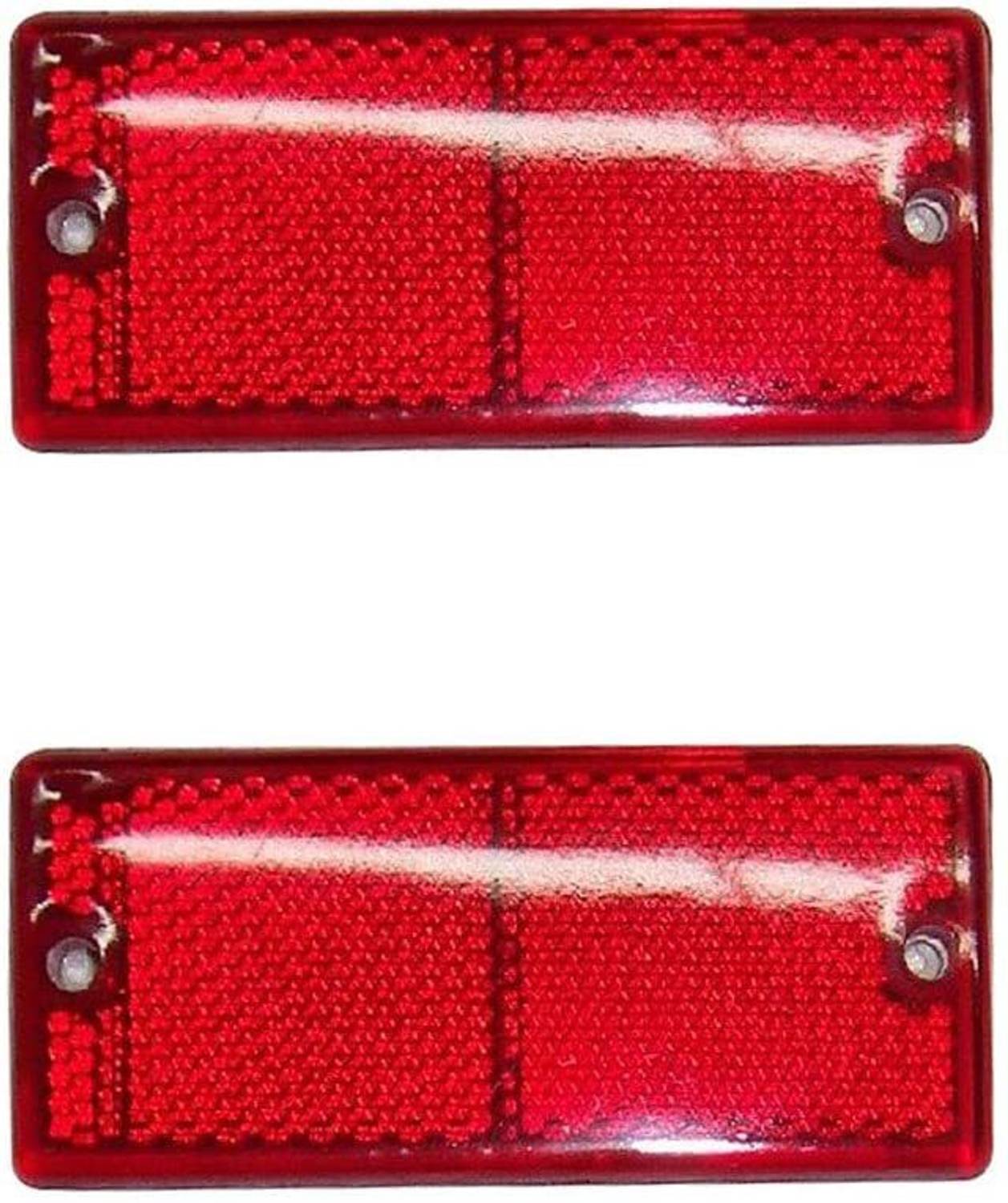 Allpartssource Red Side Marker Indicator Tail Reflector Car Reflector Light