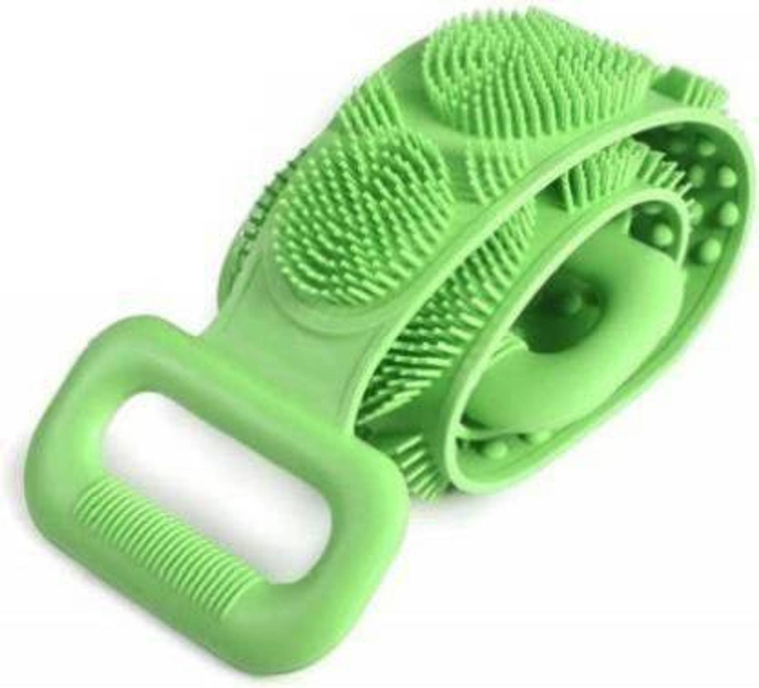 ABR Silicone Bath Body Brush,bath brush,bathing brush,Exfoliating Long Body Back Scrubber Silicone Back Scrubber Belt Soft Body Massage Cleaning Exfoliating Bath Brush Body Scrubber Double Side Shower Exfoliating Belt Waterproof And Easy Body Back Side and Foot Cleaning Brush Bathing Brush Exfoliating Back Scrubber for Shower loofah Silicone Scrubber Belt Removes Bath Towel Waterproof Easy Foot Cleaner,silicon bath body brush (1pcs