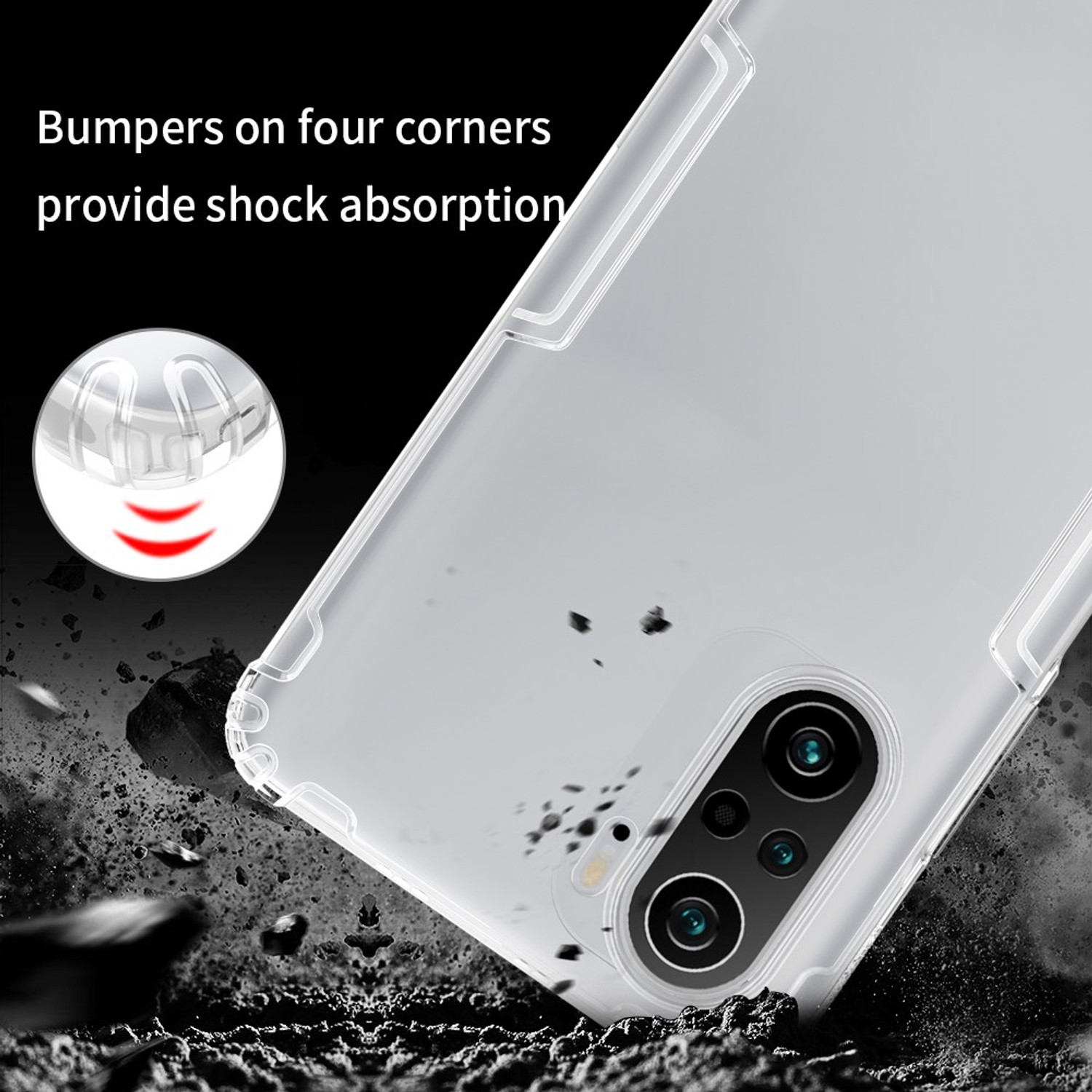 Image of Nillkin Back Cover for Xiaomi Mi 11X 11 X / 11X Pro / Poco F3 (6.67 inch Inch) Nature TPU