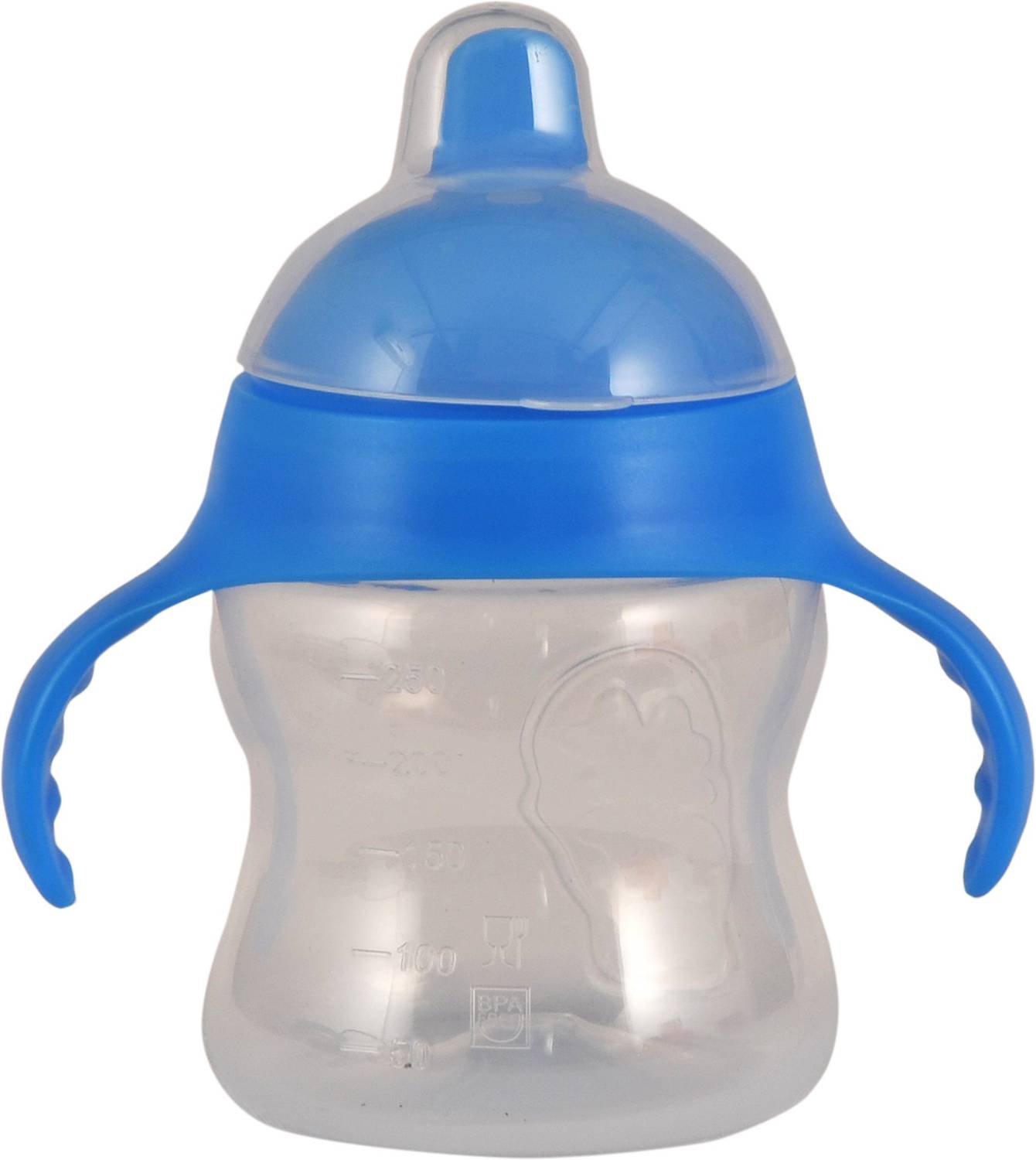 Adore Premium Grade Trainer Cup with Handle for Babies - Food Grade - Easy to Use - Spill Proof - With Safety Cap - 250ml
