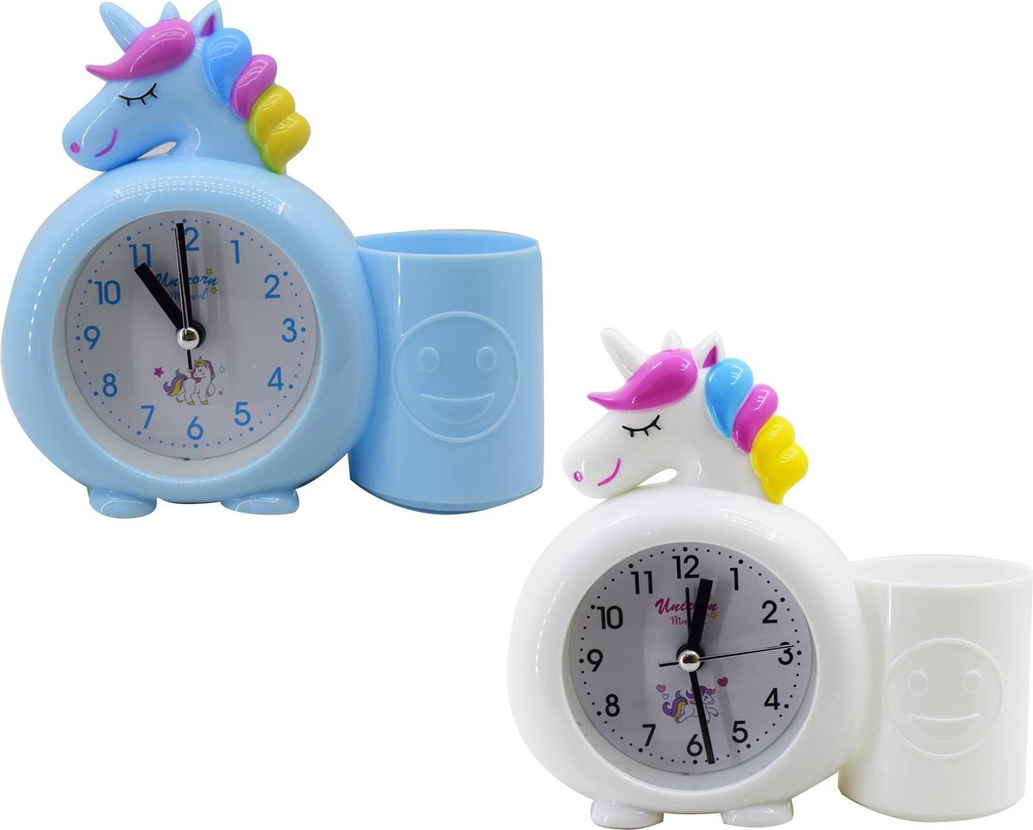 Asera Analog Blue and White Clock