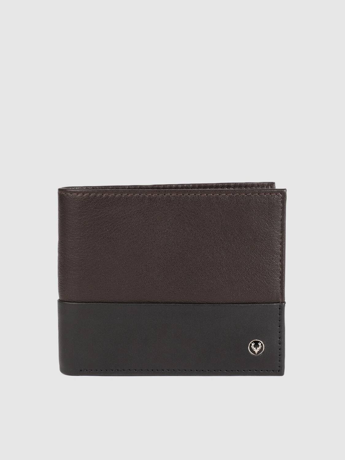 Allen Solly Men Casual Black Genuine Leather Wallet