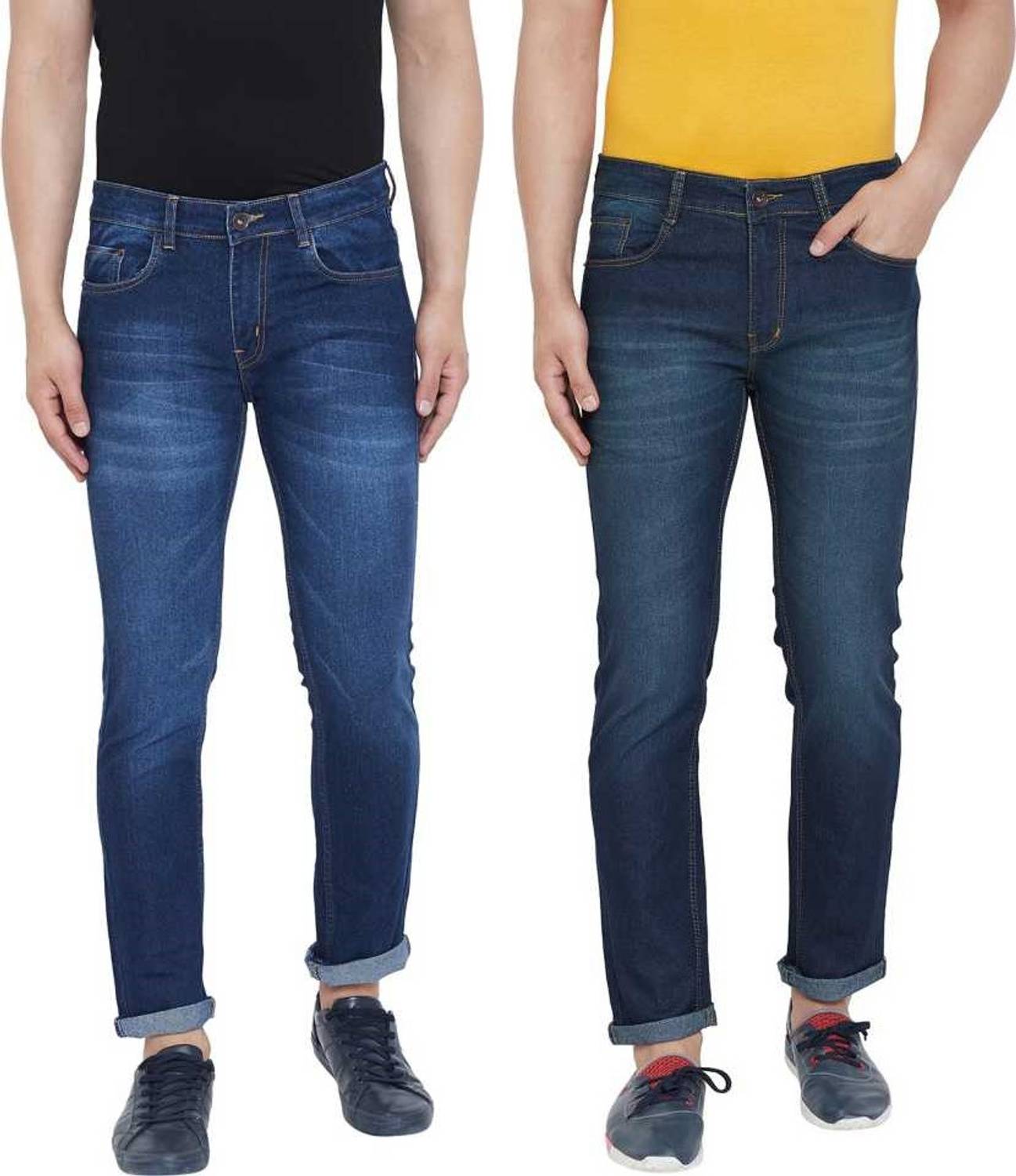 BEN MARTIN Regular Men Dark Blue, Green Jeans