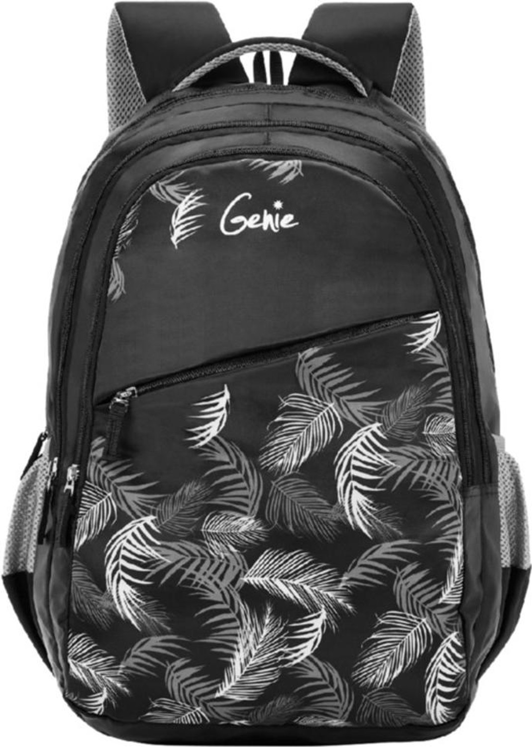 Image of Genie Lush Black 19 inch Backpack Waterproof School Bag