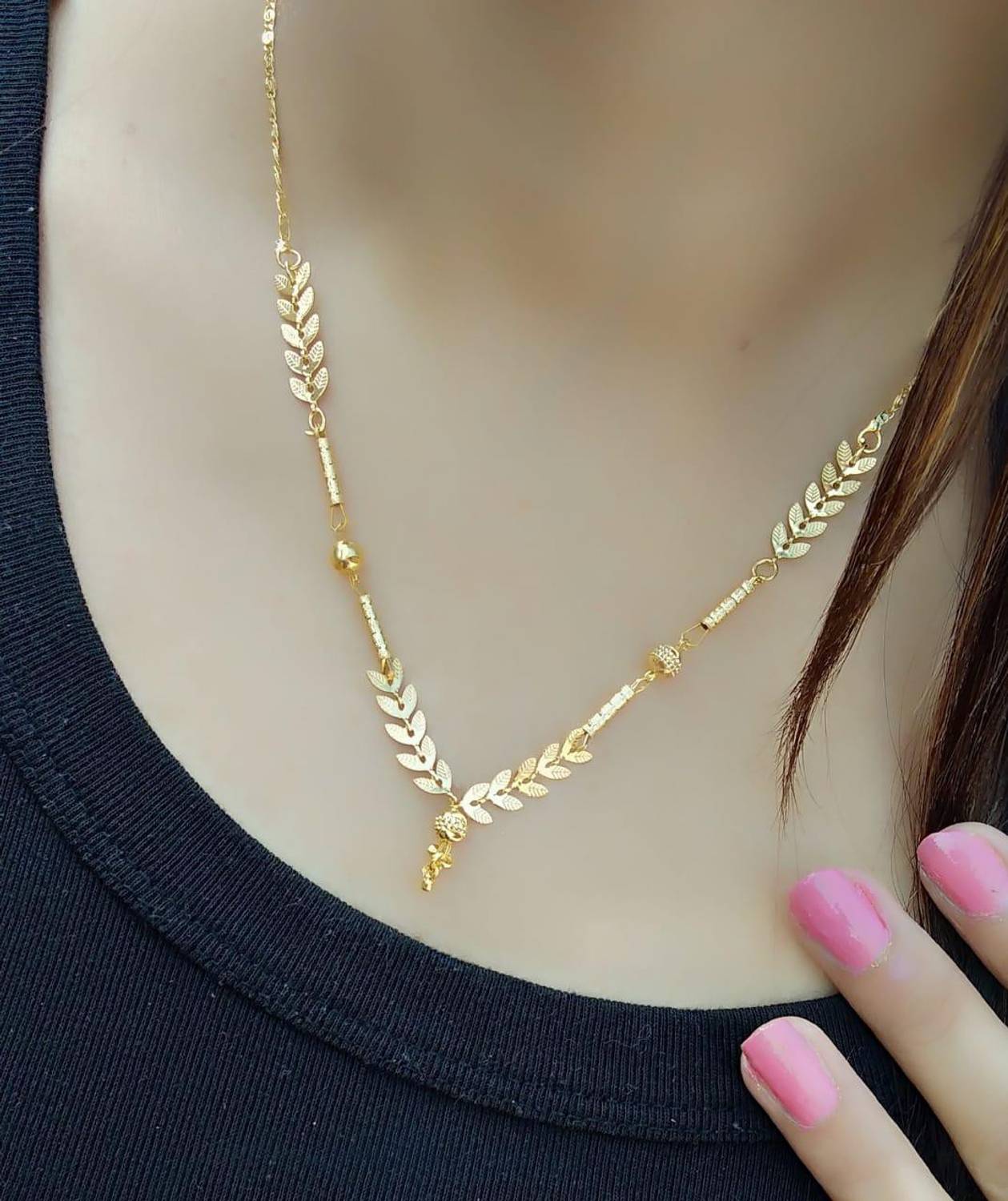 Bhumi09 Bhumi09 Gold Plated Mangalsutra For Women Alloy Mangalsutra