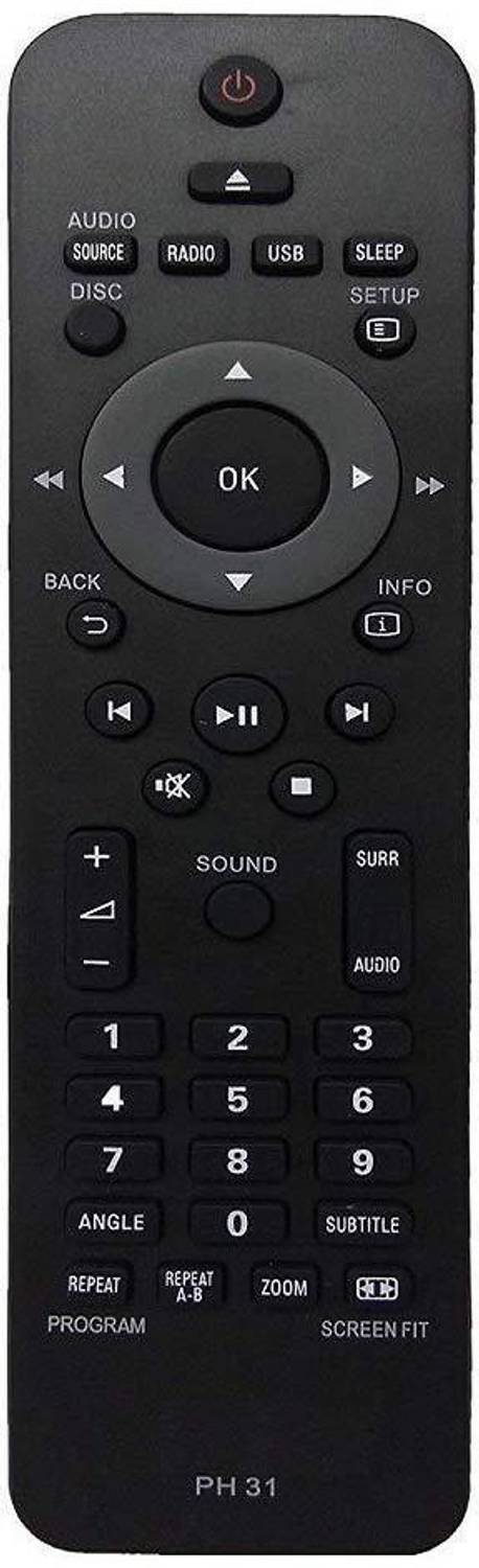BhalTech PH-22/29 Multimedia Speaker Home Theater Compatible with PH-31 DVD and Home Theater System Compatible for DVD Home Theater Philip Philips Remote Controller