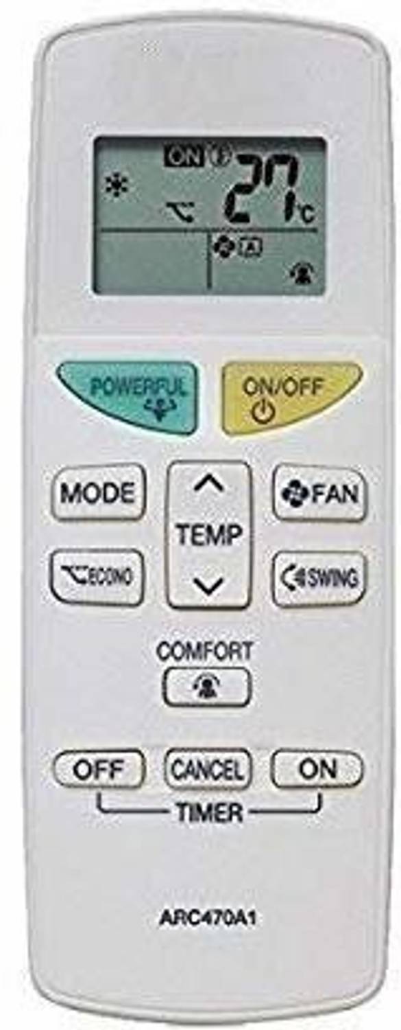V4 Gadgets Compatible Daikin Split AC Remote Remote Controller