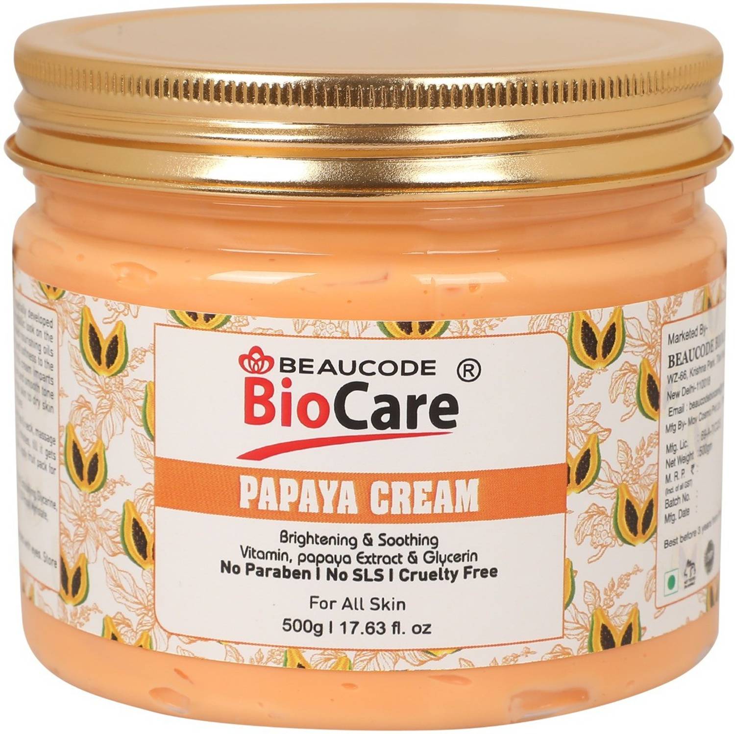 BEAUCODE BioCare Papaya Massage cream