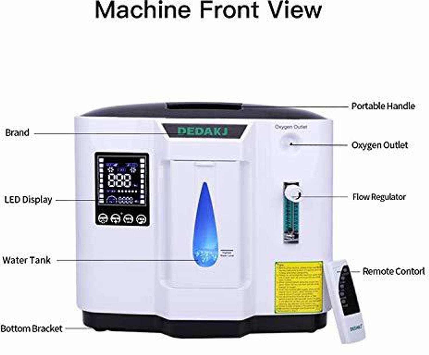 DEDAKJ DE-1A Oxygen Concentrator Price in India - Buy DEDAKJ DE-1A