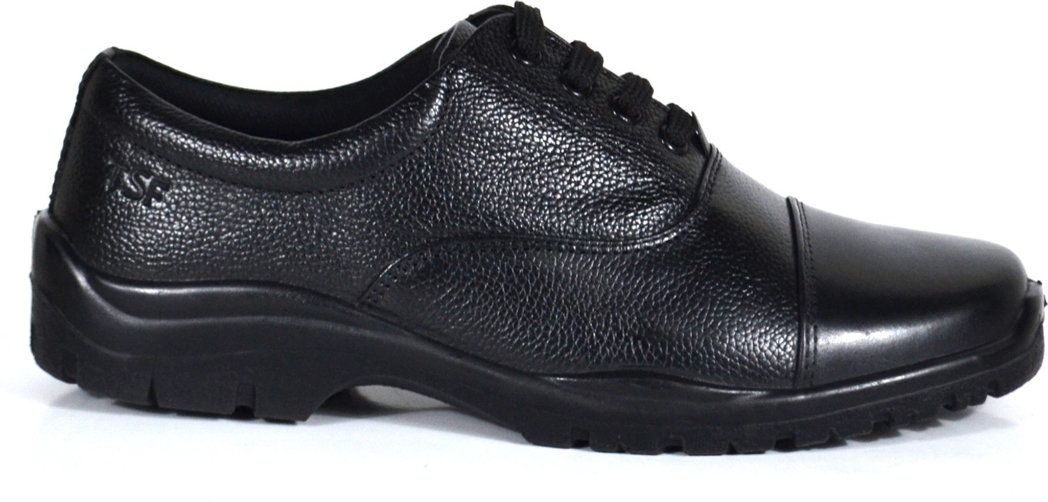 Image of TSF TSF Genuine Leather 0923 Black police Shoes Corporate Casuals For Women
