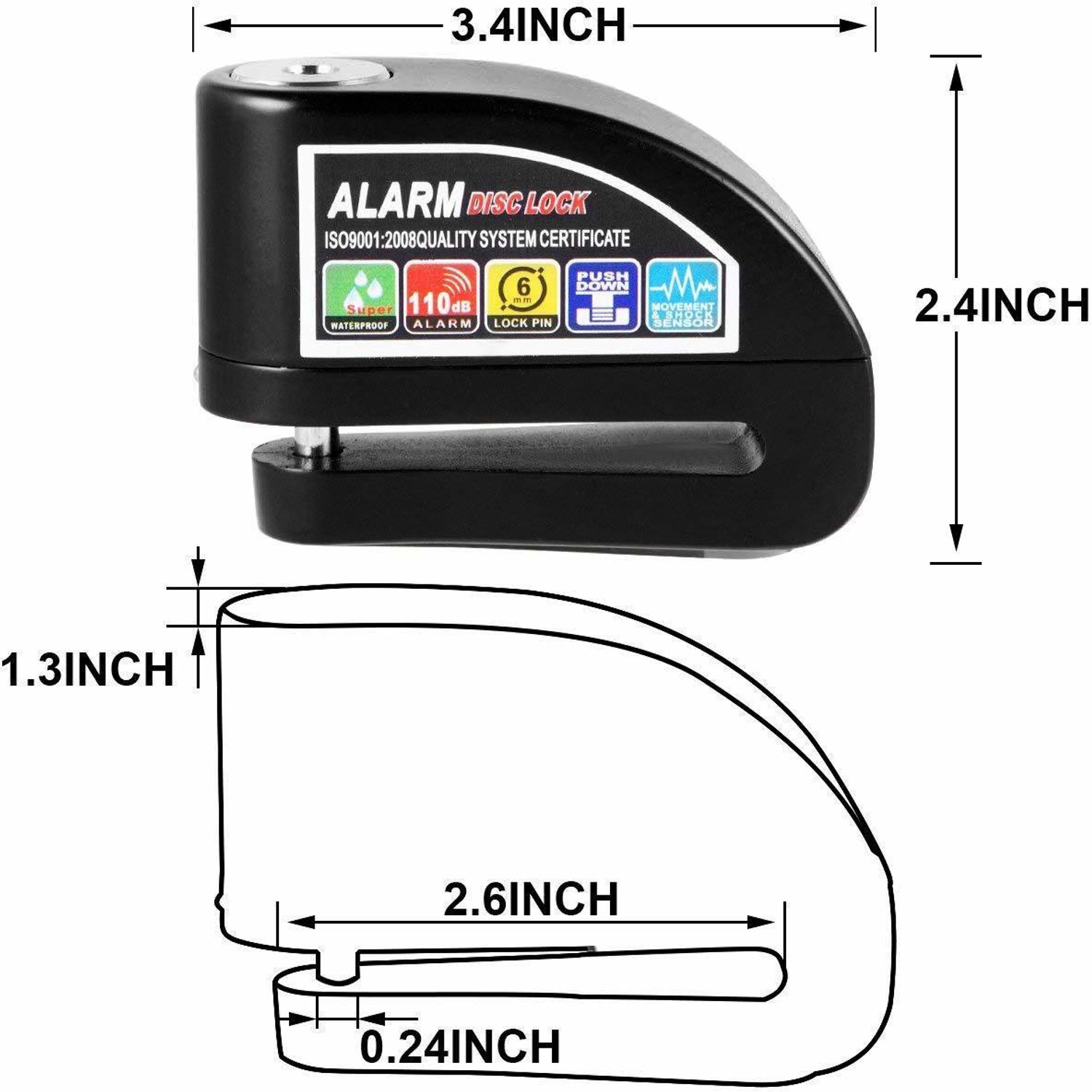 Image of Bullkartzone One-way Bike Alarm Kit