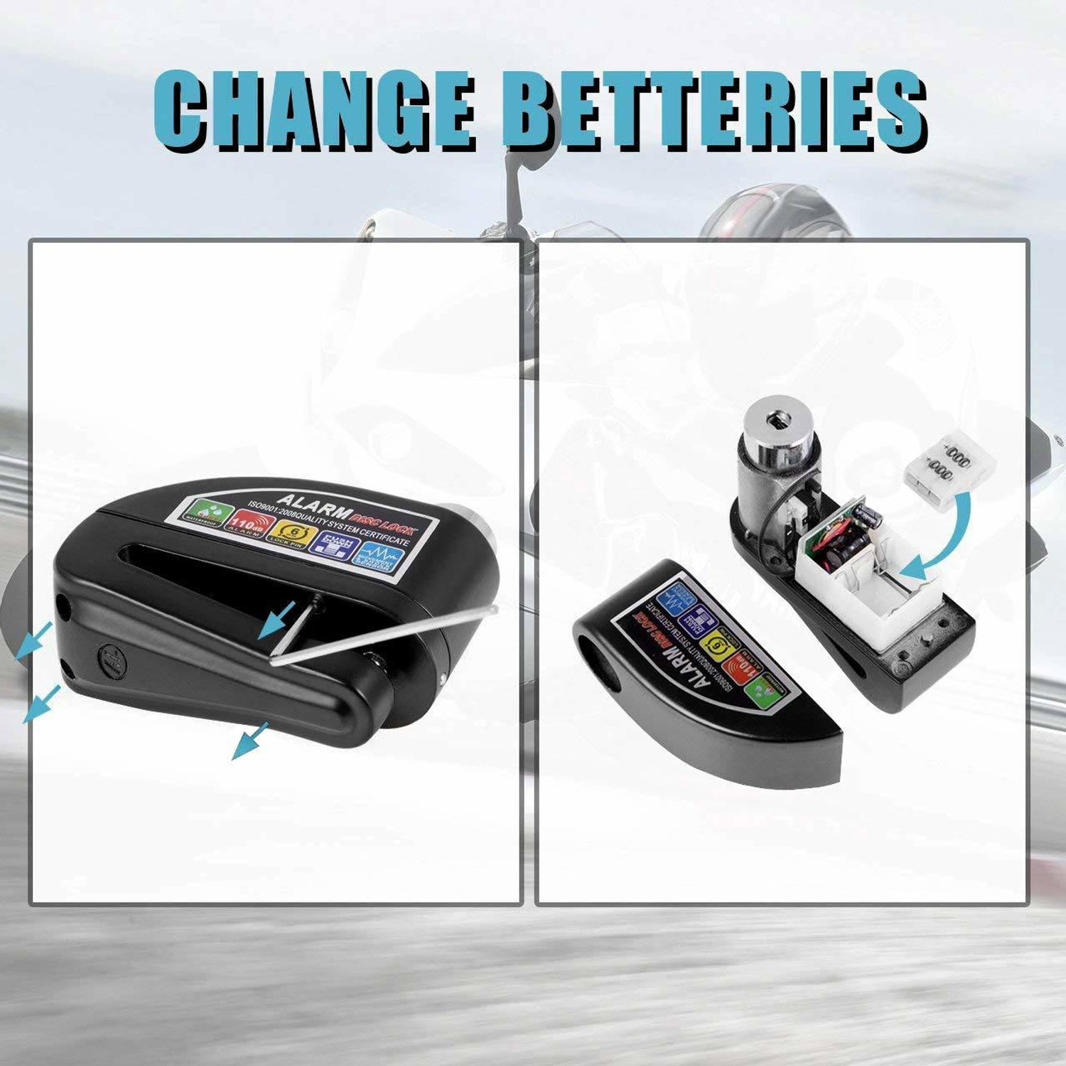 Image of Bullkartzone One-way Bike Alarm Kit