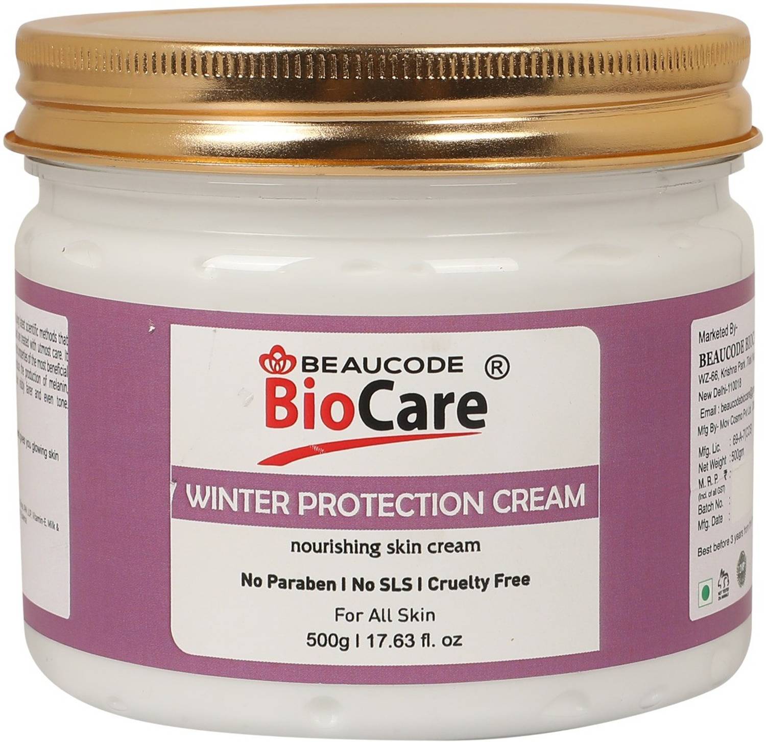 BEAUCODE BioCare Winter Protection Face And body Cream