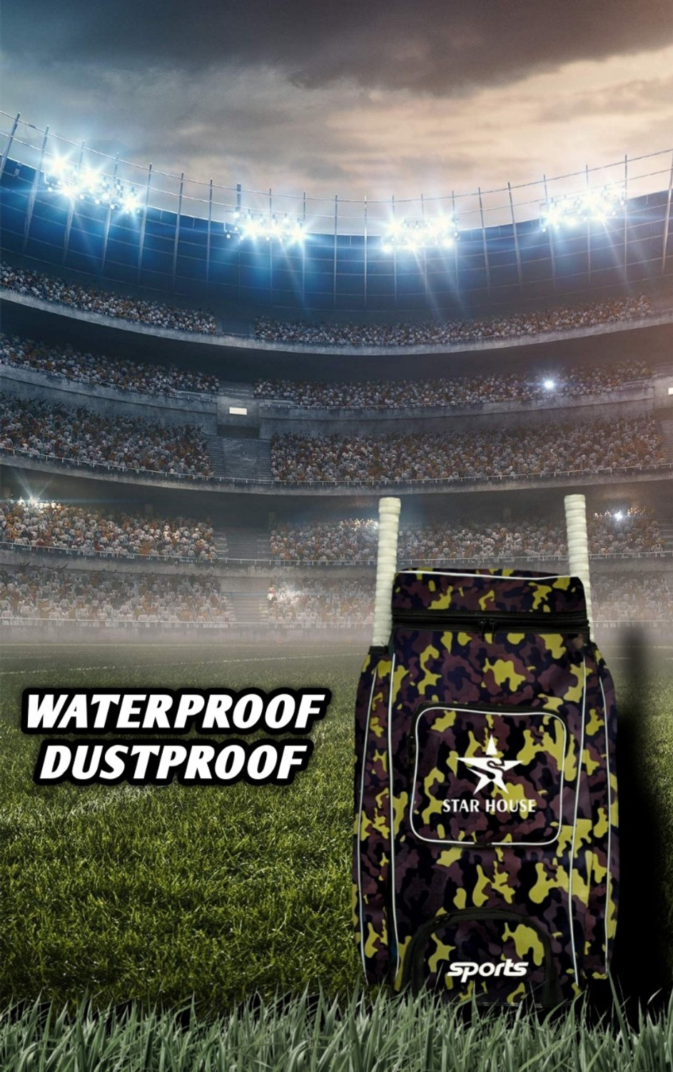 Image of Star House Unique Design Cricket Kit Bag With Full Padded Foam Inside