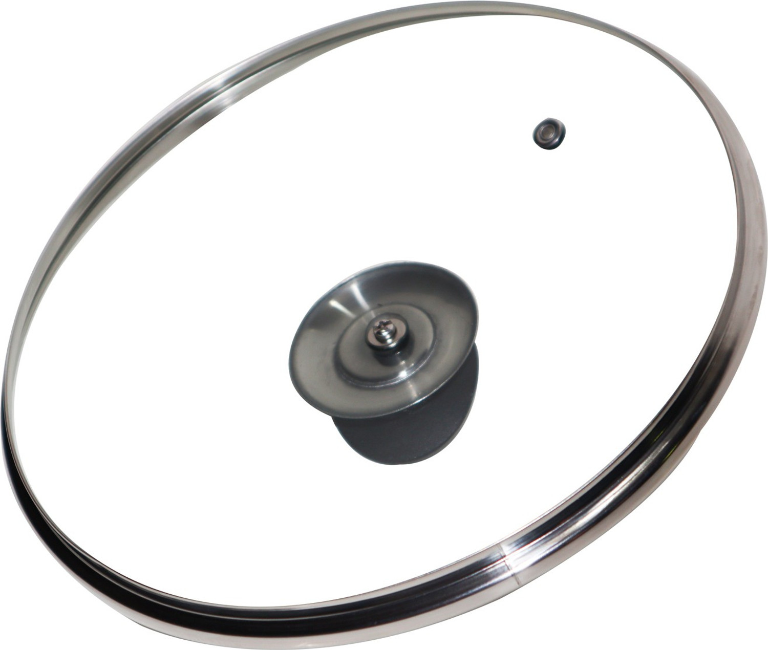 Image of KANDARPURIA 26 cm Long Lasting Glass Lid, Glass Lid for Kadai 10.2 inch Lid, Pack of 1