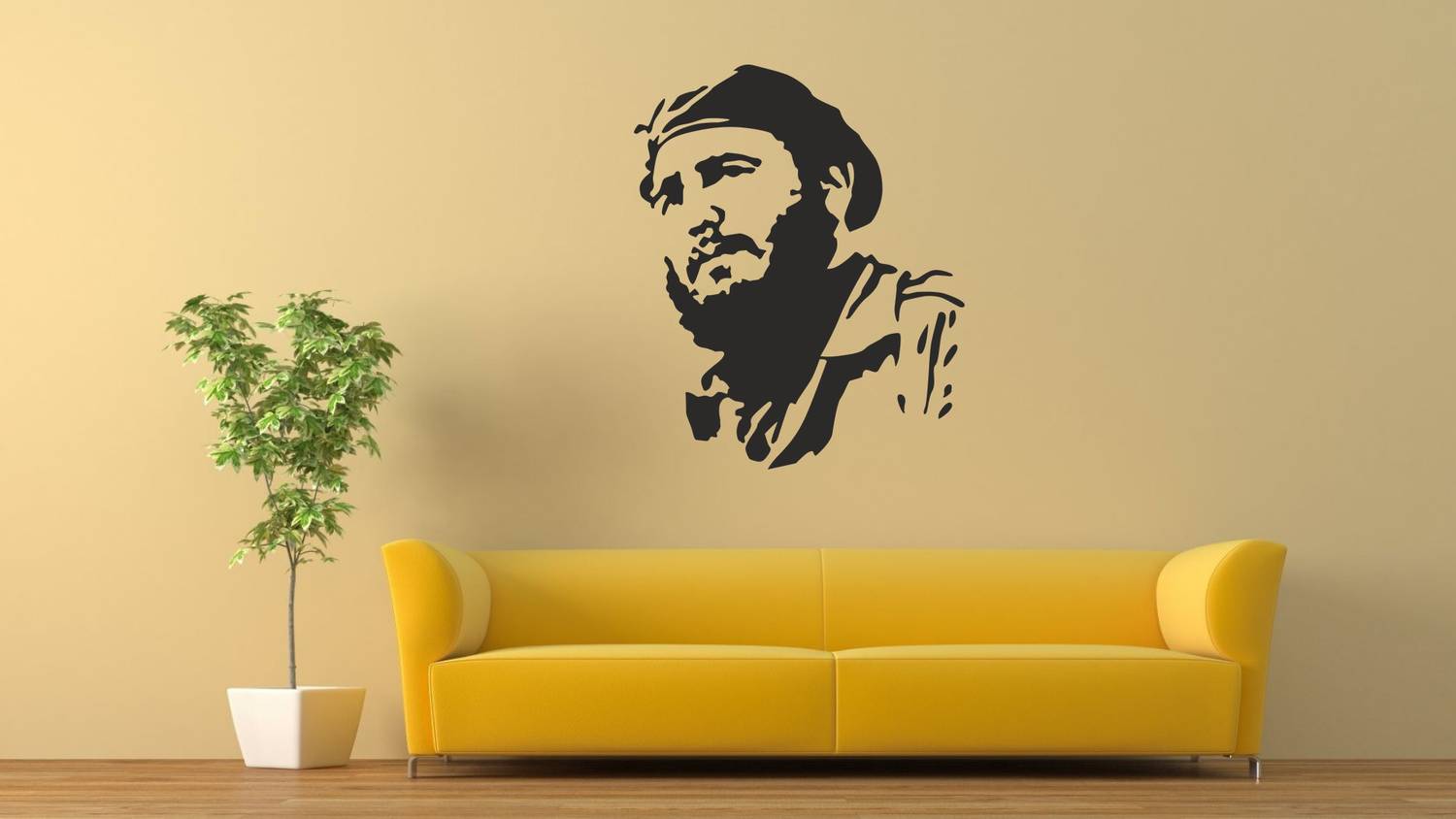BUSY2BUY 120 cm Che Guevara Self Adhesive Sticker