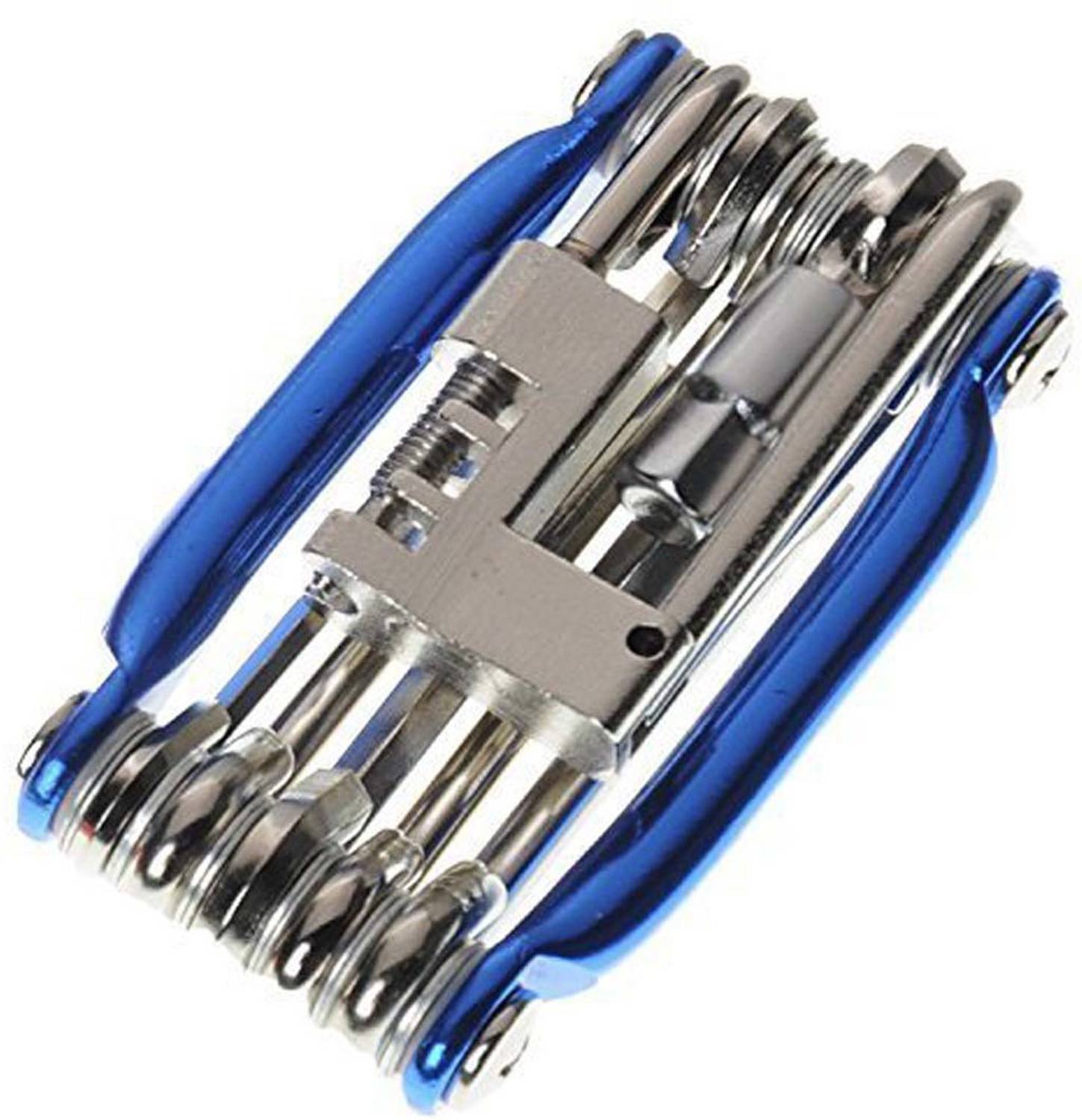2fortheroad 30034 Bicycle Cycle Folding Tool Allen Key Set Multi Tool with Chain Remover Cycling Cycle tool