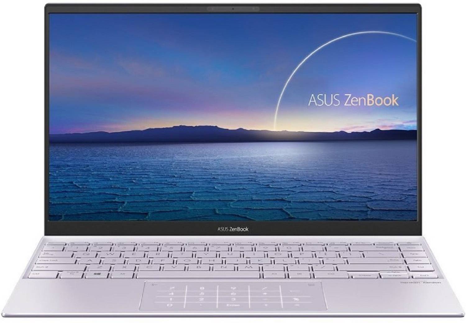 ASUS ZenBook 14 Ryzen 5 Hexa Core AMD Ryzen™ 5 5500U Processor 5th Gen - (8 GB/512 GB SSD/Windows 10 Home) UM425UA-AM502TS Thin and Light Laptop  (14 inch, Lilac Mist, 1.22 kg, With MS Office)