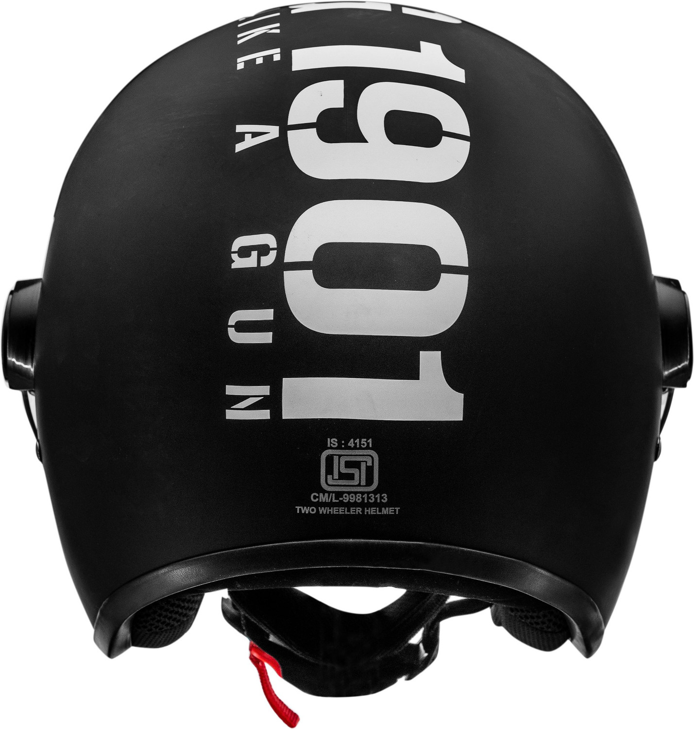 Image of ROYAL ENFIELD Open Face MLG with Visor ISI Certified Motorbike Helmet