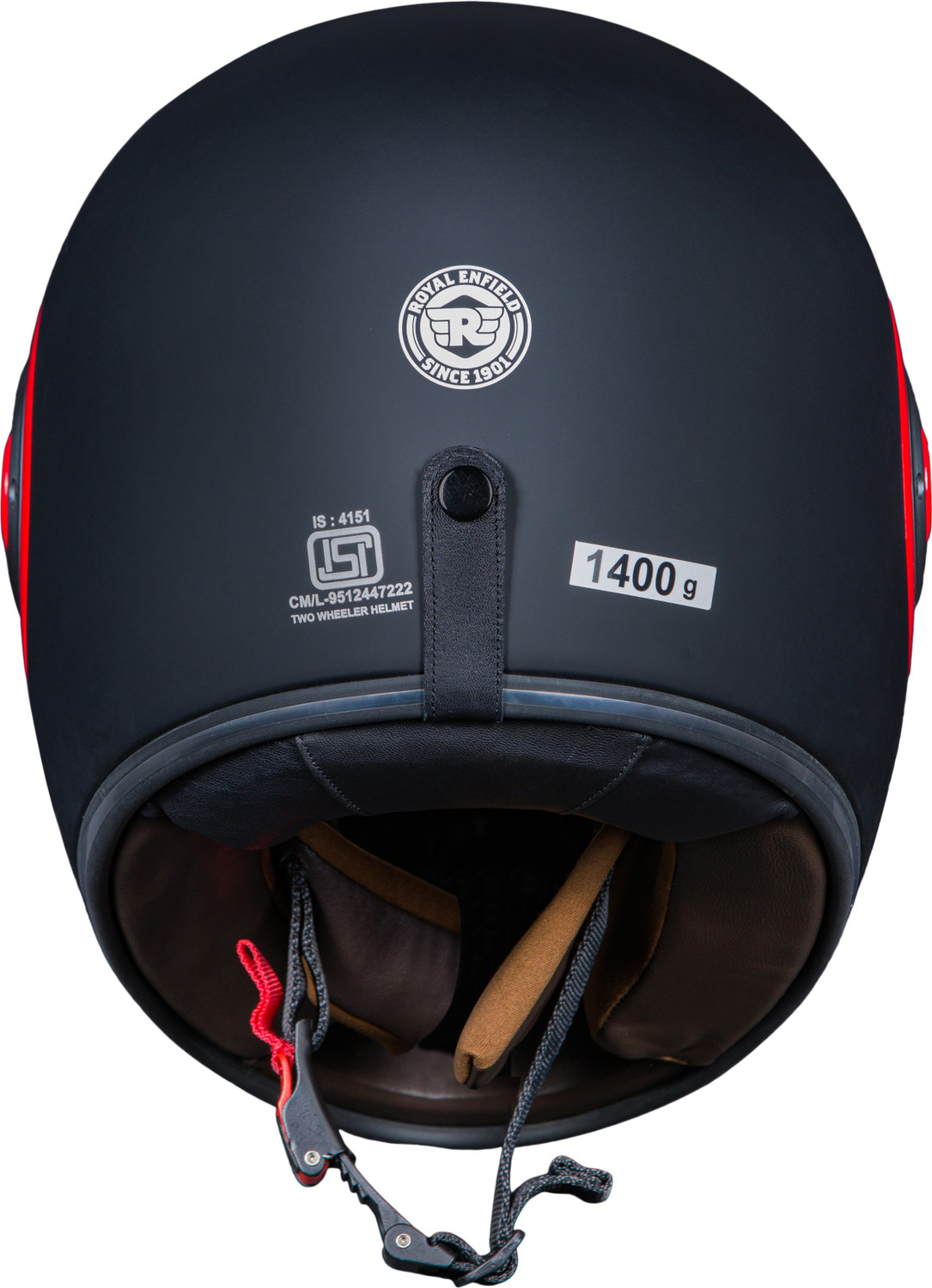 Image of ROYAL ENFIELD NH44 Full Face ISI & DOT Certified Motorbike Helmet