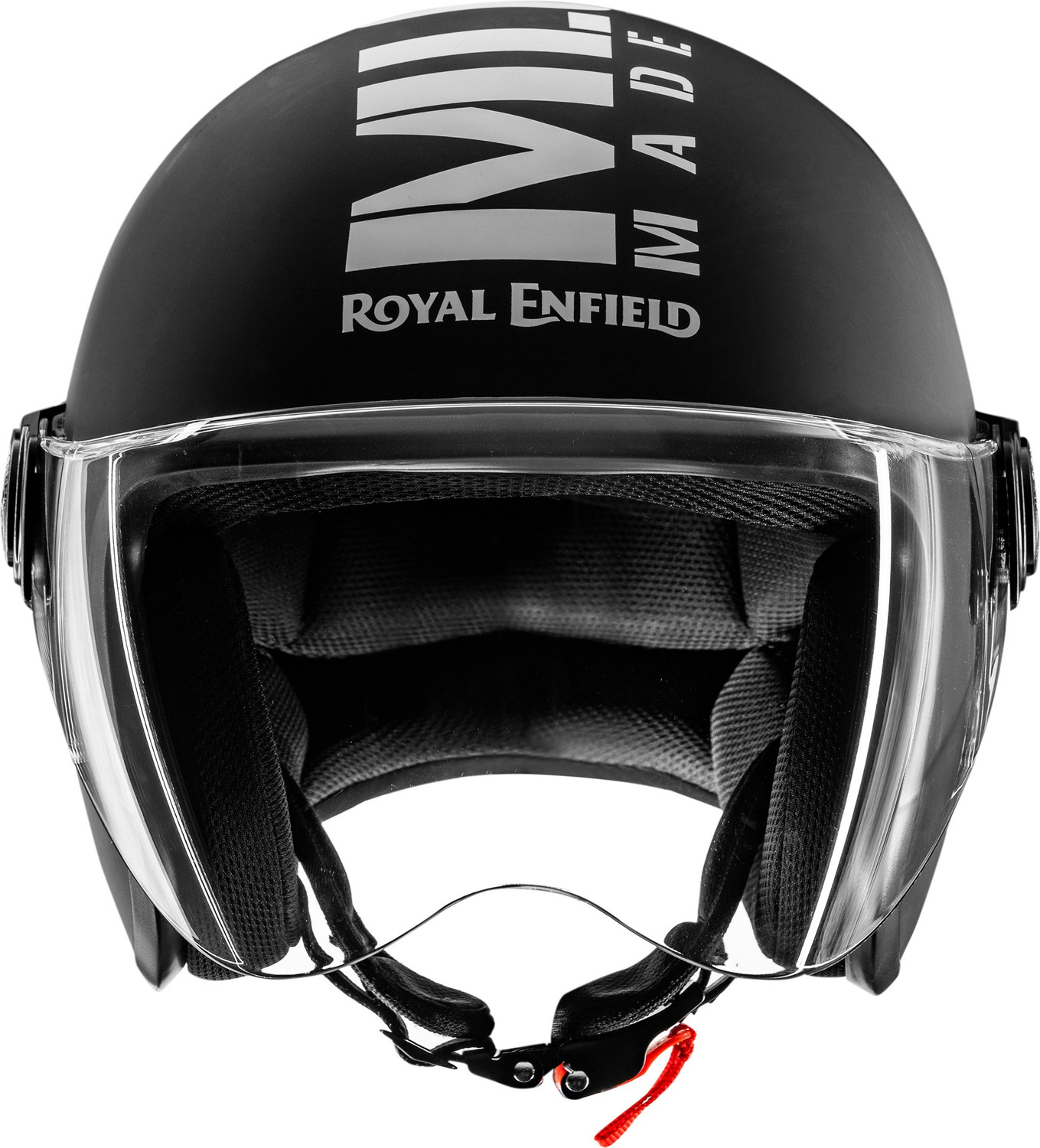Image of ROYAL ENFIELD Open Face MLG with Visor ISI Certified Motorbike Helmet