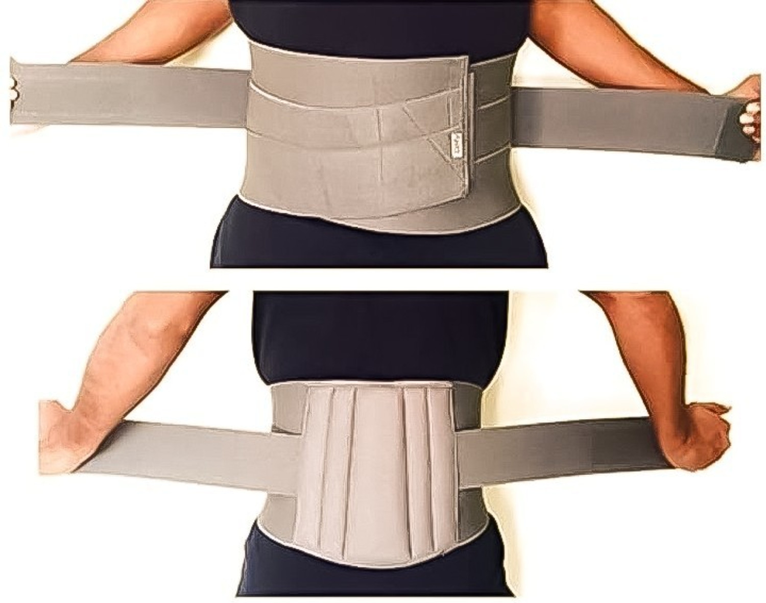 Image of Zoi-Ortho Lumbar sacral belt used for waist back pain ,fracture injury LS ( Grey) Back / Lumbar Support