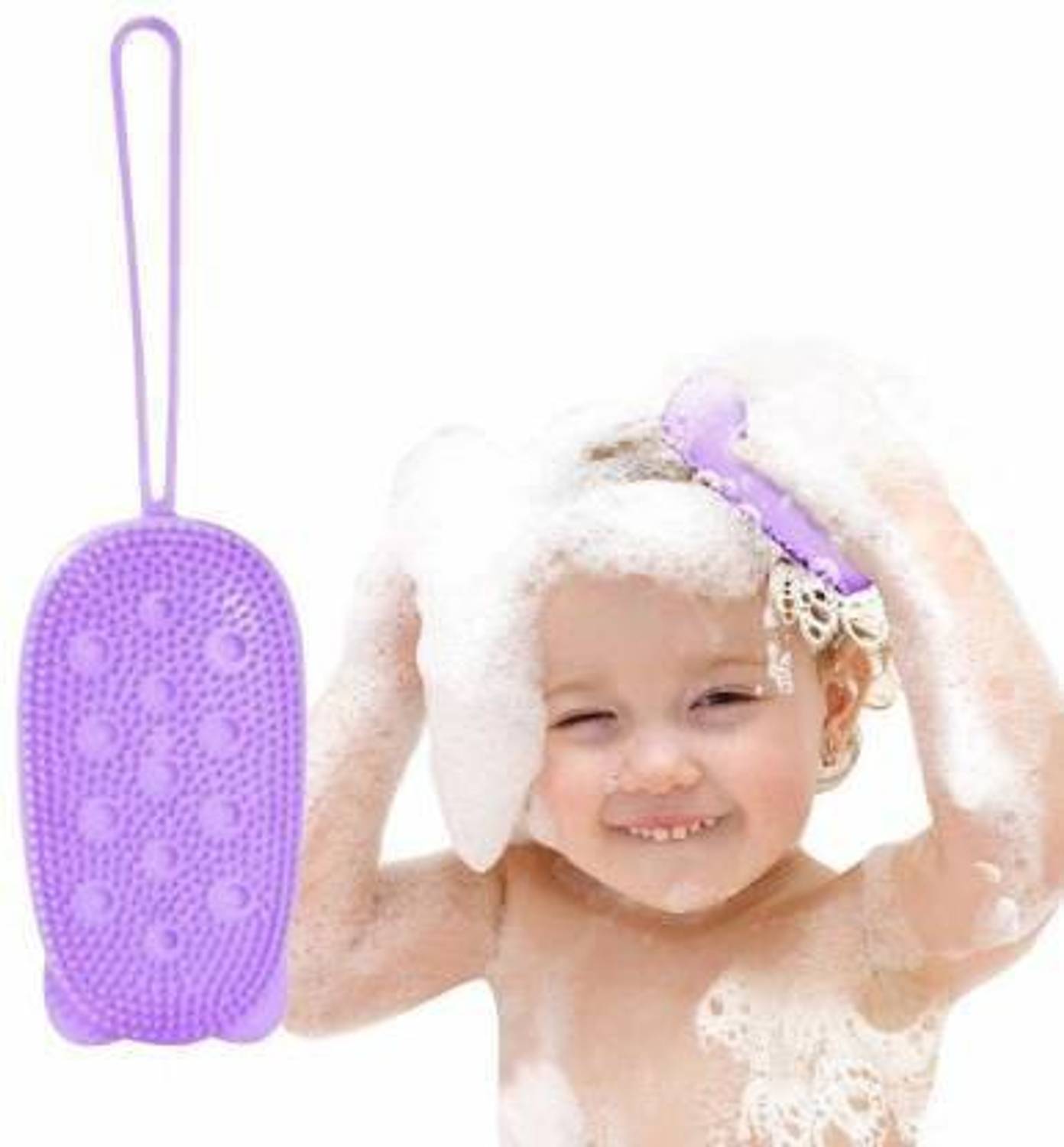 BeeDuck Dubble Bath Brush Quick Foaming Bath Brush Scrubbing Brushes Soft Rubbing Massage Bubble Body Cleaner Silicone Bathroom