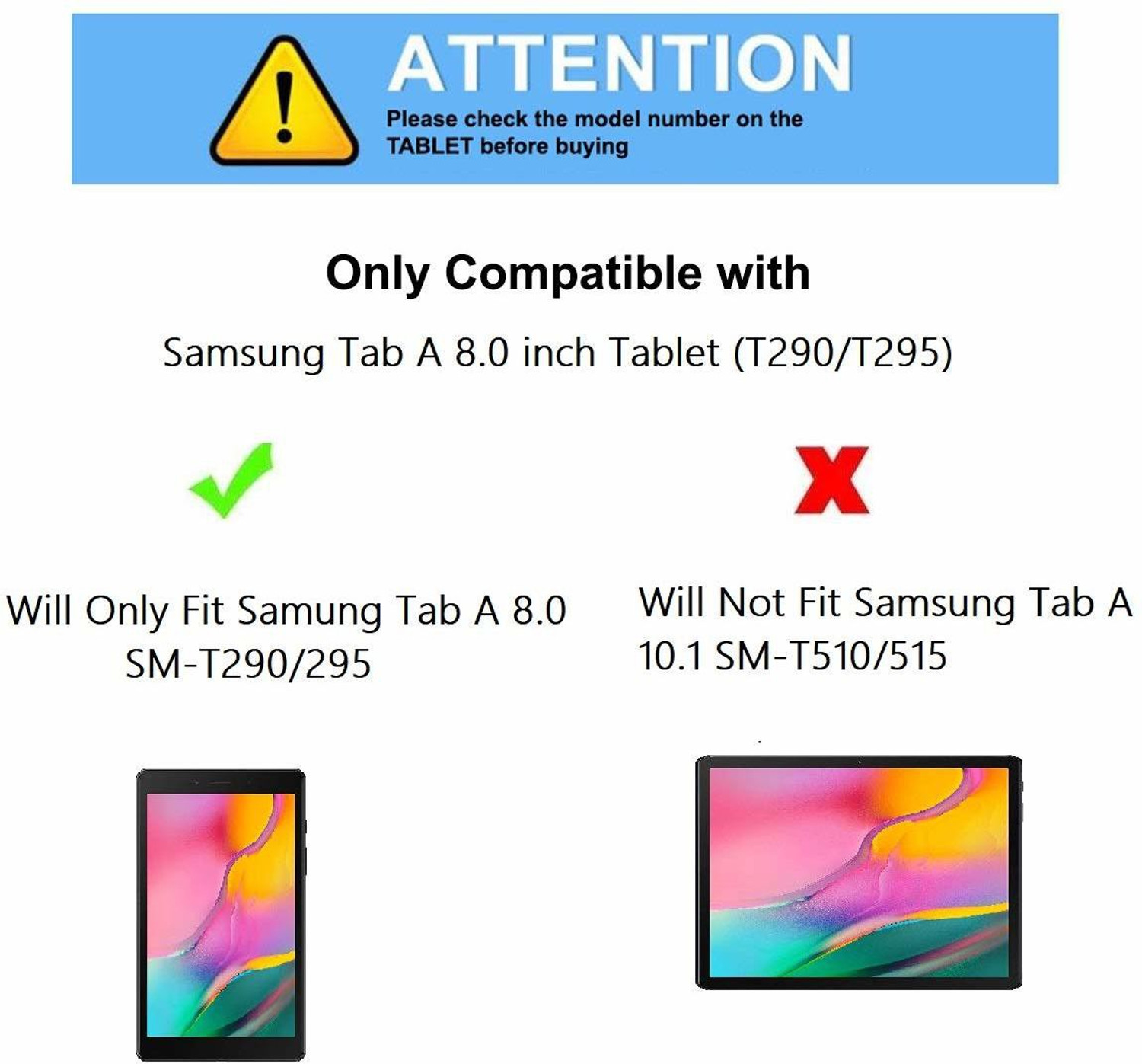 Image of ROBUSTRION Flip Cover for Samsung Galaxy Tab A 8 inch