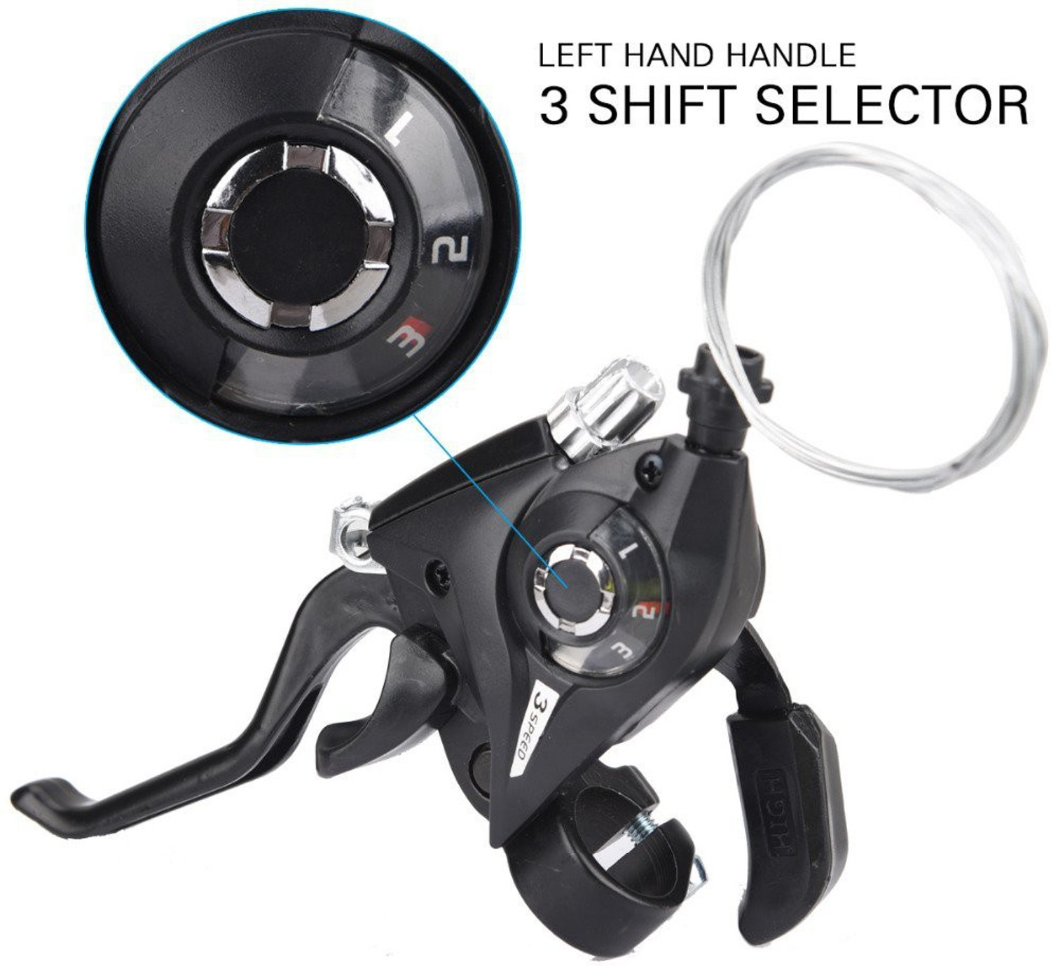 Image of RESHNE 2Pcs /Pair MTB Bicycle Break Gear Shifter Brake 3 X 7 21 Speed Mountain Bike Bicycle Brake Disk