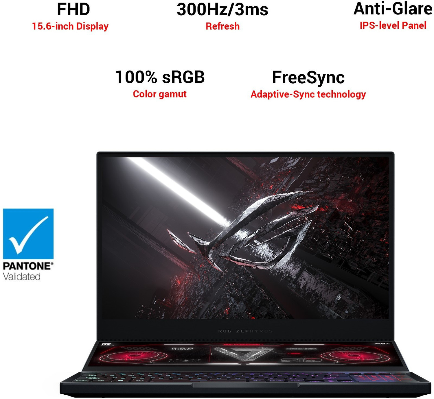 Image of ASUS ROG Zephyrus Duo 15 SE AMD Ryzen 9 Octa Core 5900HX - (32 GB /2 TB SSD /Windows 10 Home /16 GB Graphics /NVIDIA GeForce RTX 3080 /300 Hz) GX551QS-HF151TS Gaming Laptop