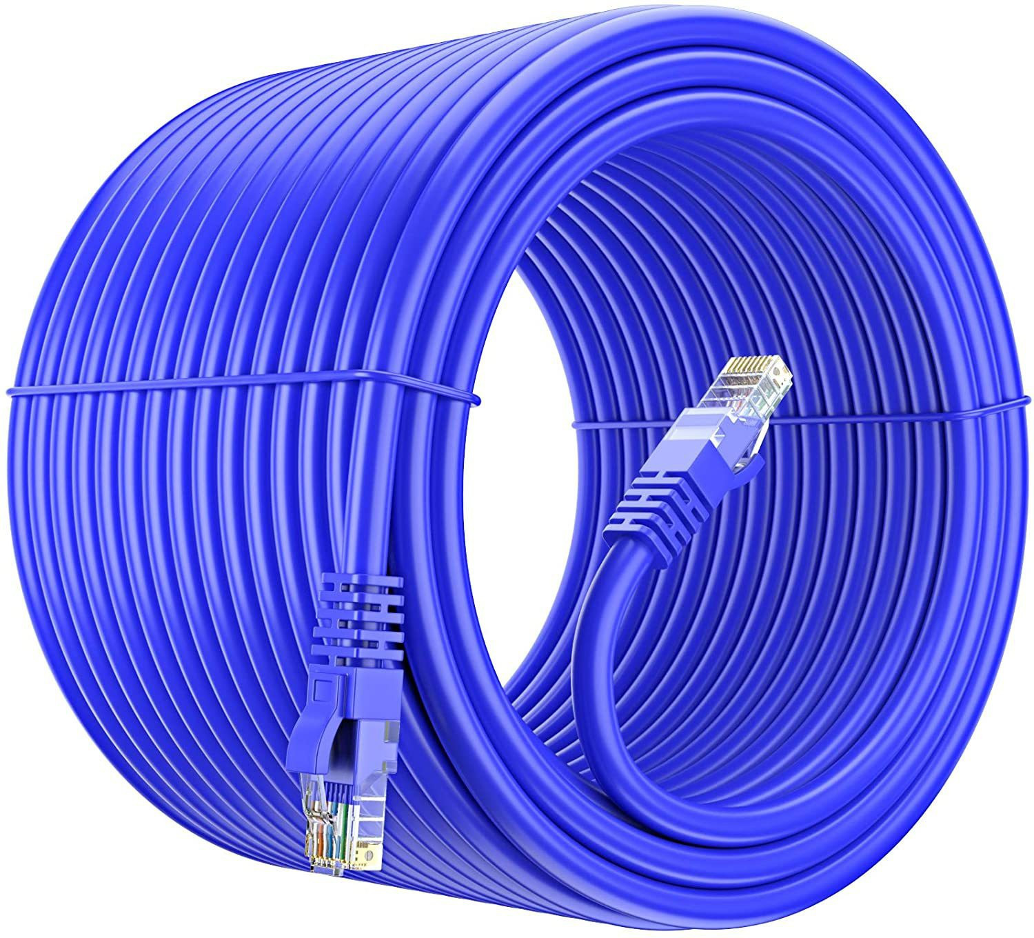 Image of Fedus Ethernet Cable 3 m Cat6 Ethernet Cable, 3M High Speed 550MHZ /10Gigabit Speed UTP LAN Cable Blue