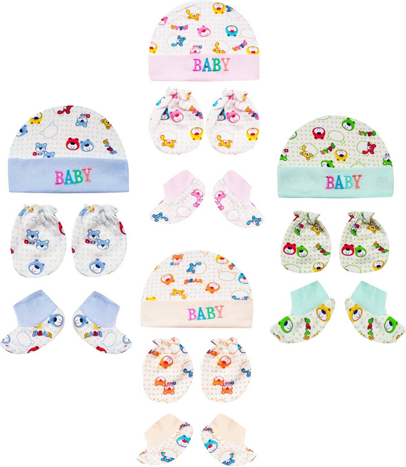 KIDZHEART Baby Boys & Baby Girls Casual Cap Bootie, Mitten