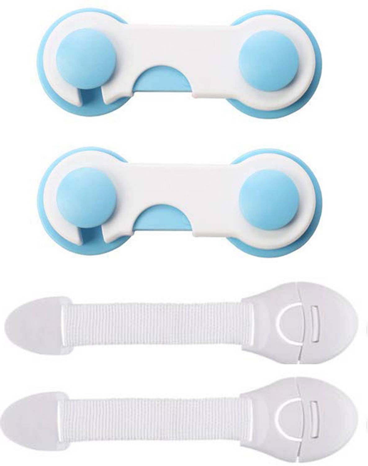 Antoj Baby proofing Safety lock & latches for drawer, sliding door fridge 12pcs