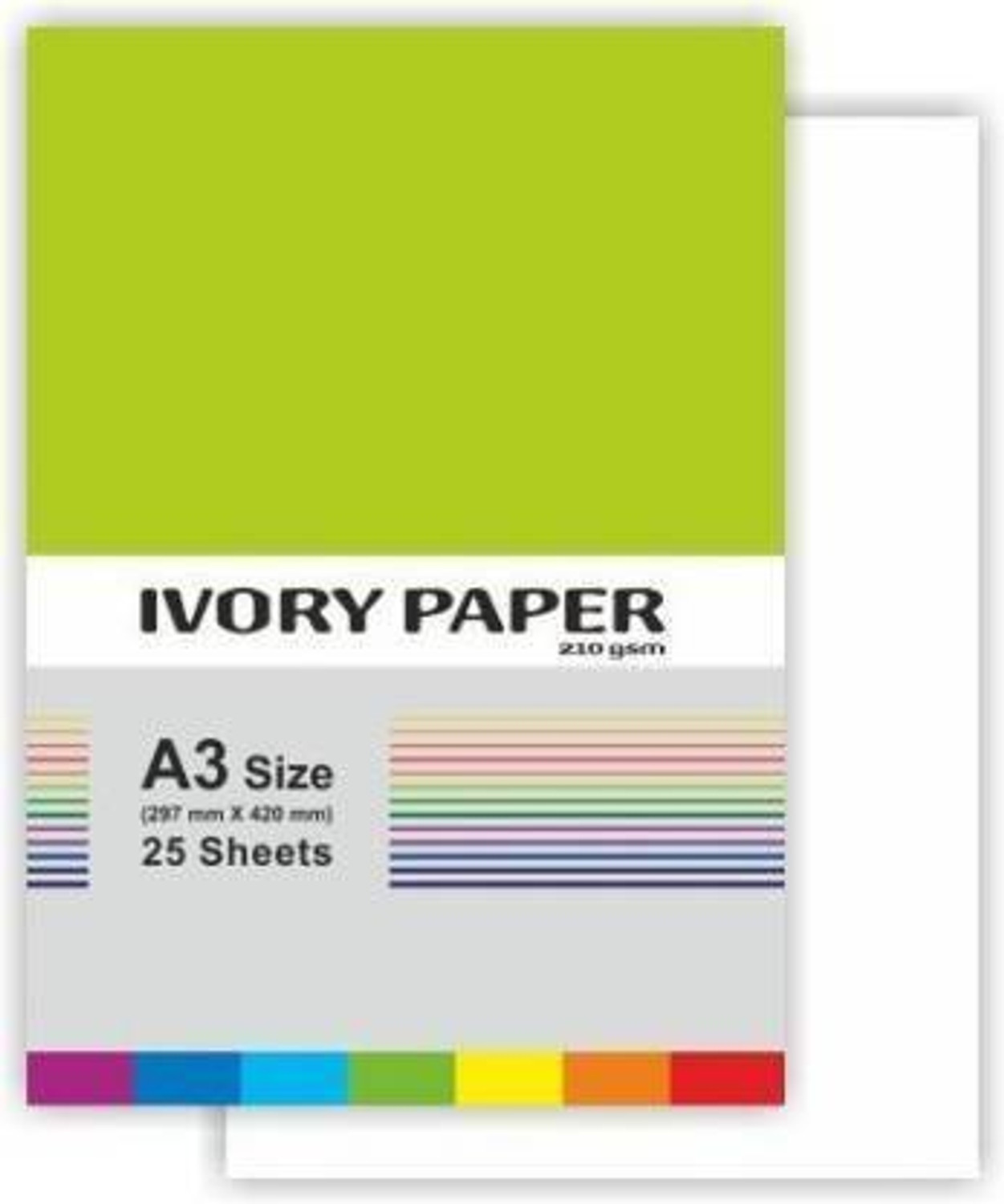 Image of Royal Kraft A3-25 UNRULED A3 210 gsm Drawing Paper