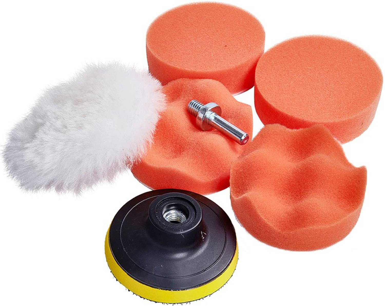 ISC Soft Buff Rotary Foam Polishing Pad (7 inch) Foam Pad for Medium