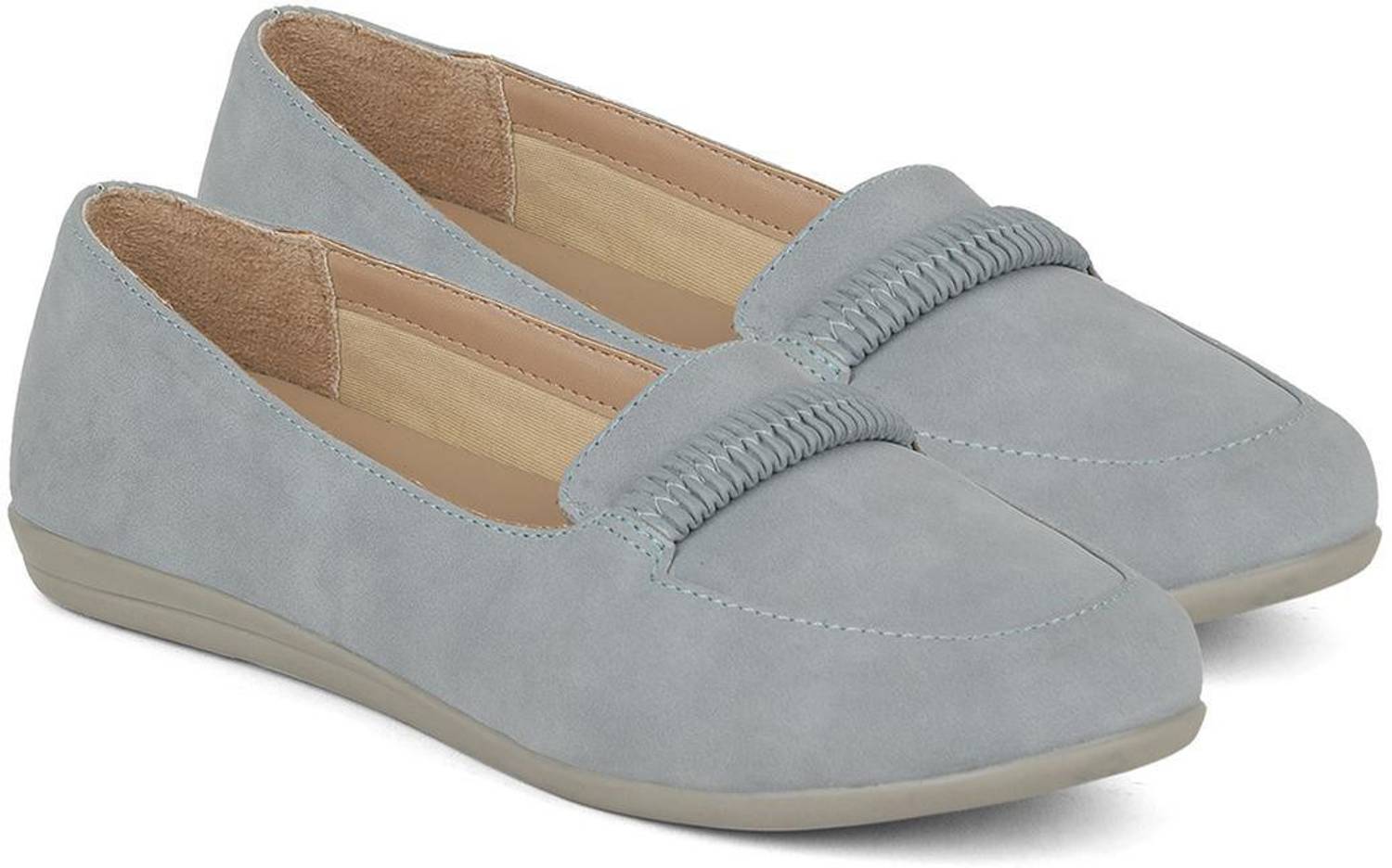 Bata Women Bellies Sandal (Grey , 4)