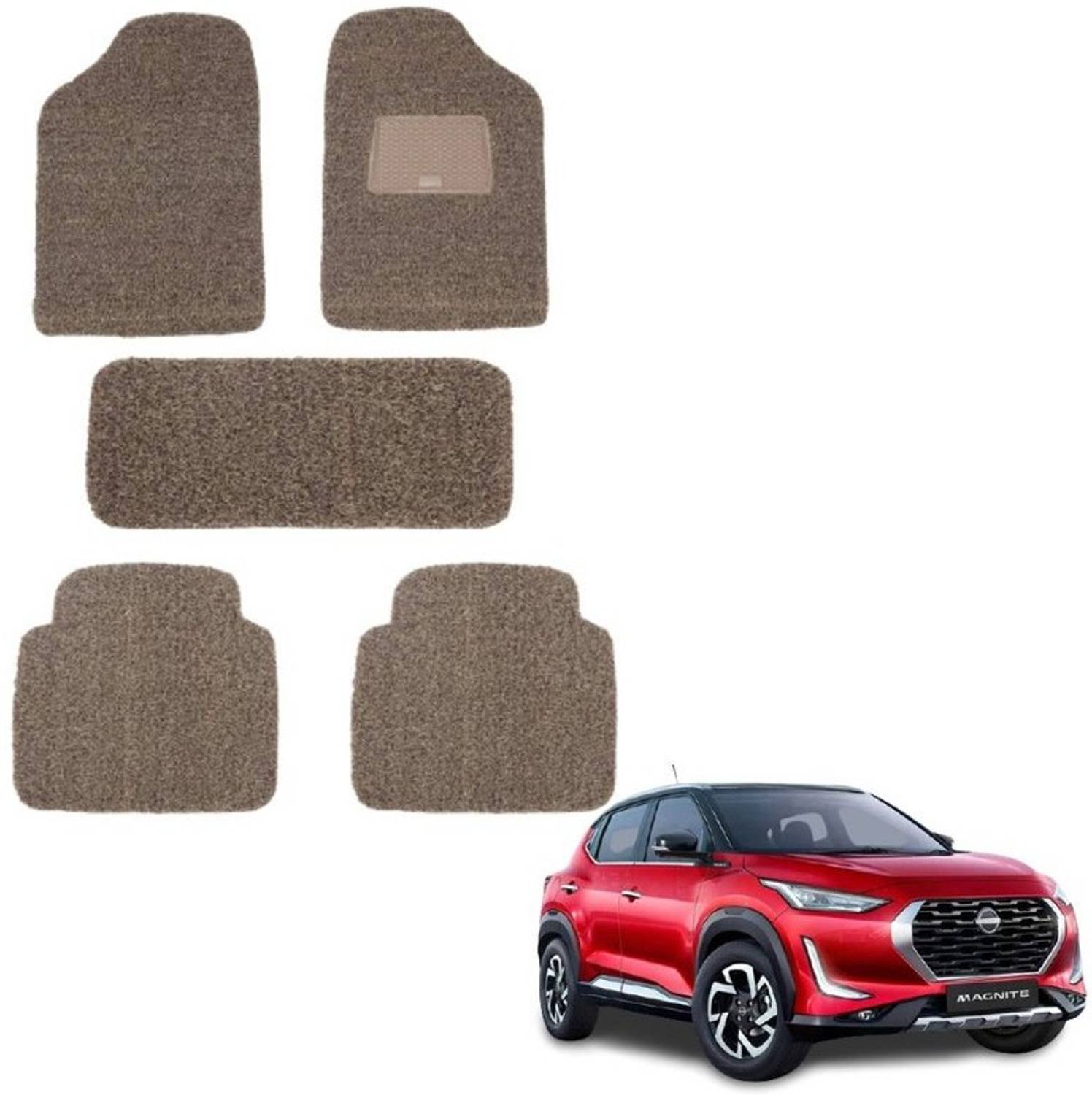 autokaar PVC, Rubber Standard Mat For Nissan Magnite