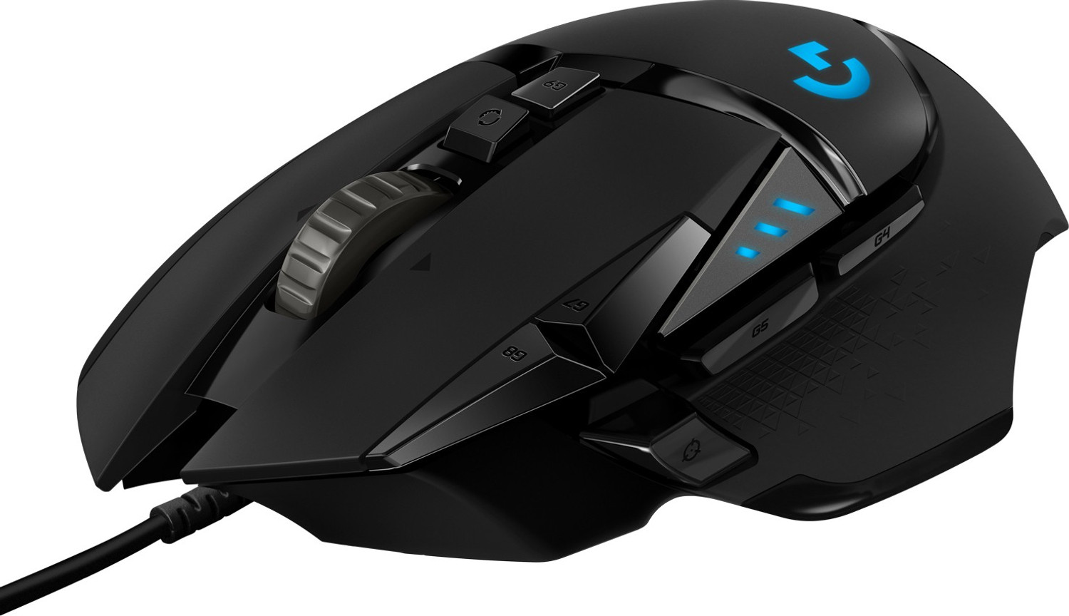 Image of Logitech G502 Hero Wired Ambidextrous Optical Gaming Mouse 25K Sensor, Adj DPI Upto 25600, RGB, 11 Programmable Buttons