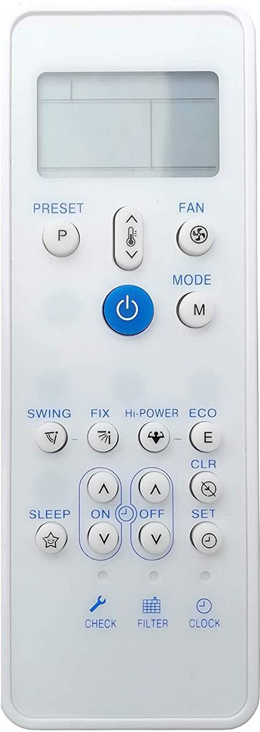Technology Ahead Replacement Remote Control Compatible for Carrier Split/Window AC CARIER AIR CONDITIONER REMOTE CARRIER Remote Controller
